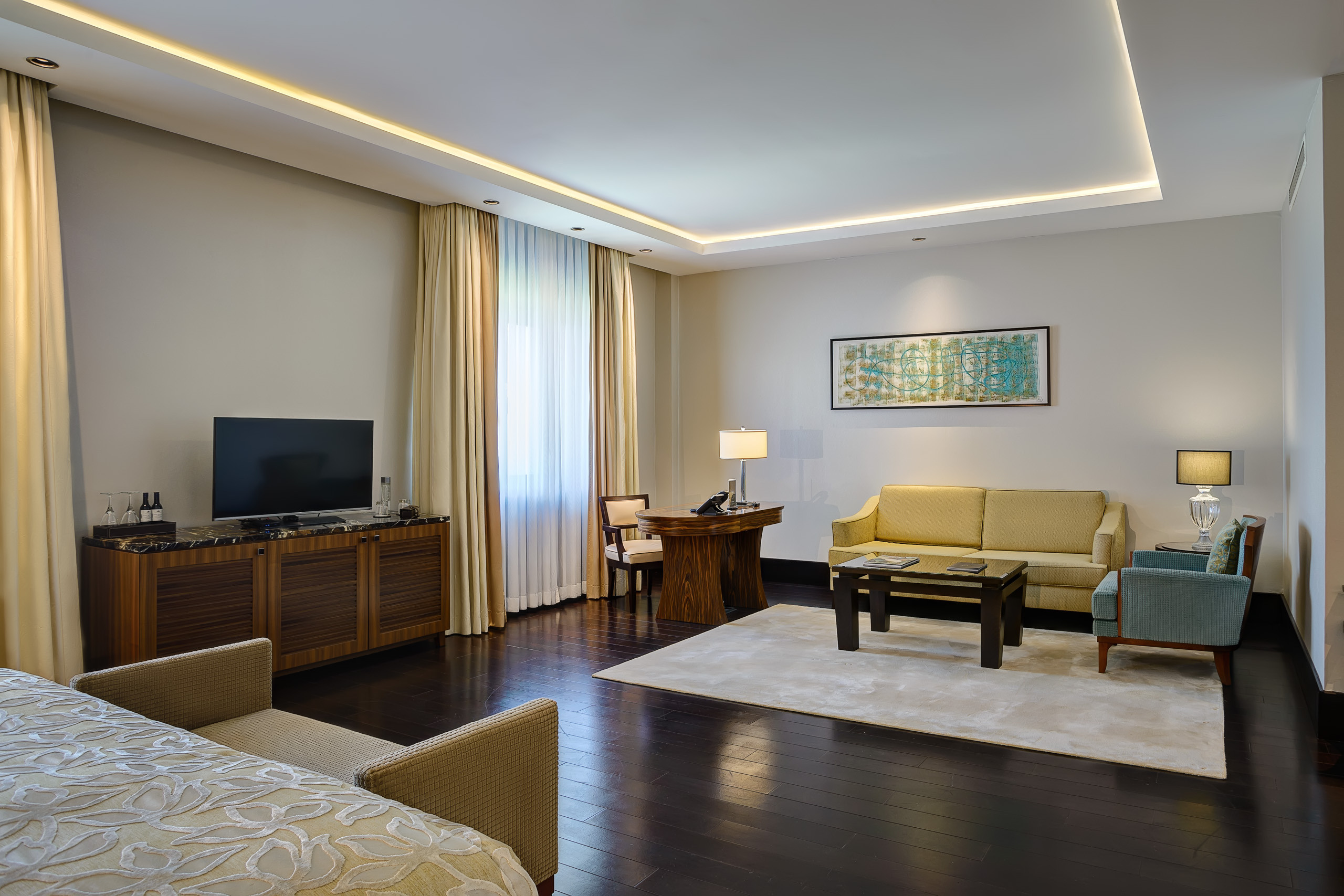 Интерьерная съемка номеров RIXOS BOROVOE. Фотограф-дизайнер Лейла Кабди