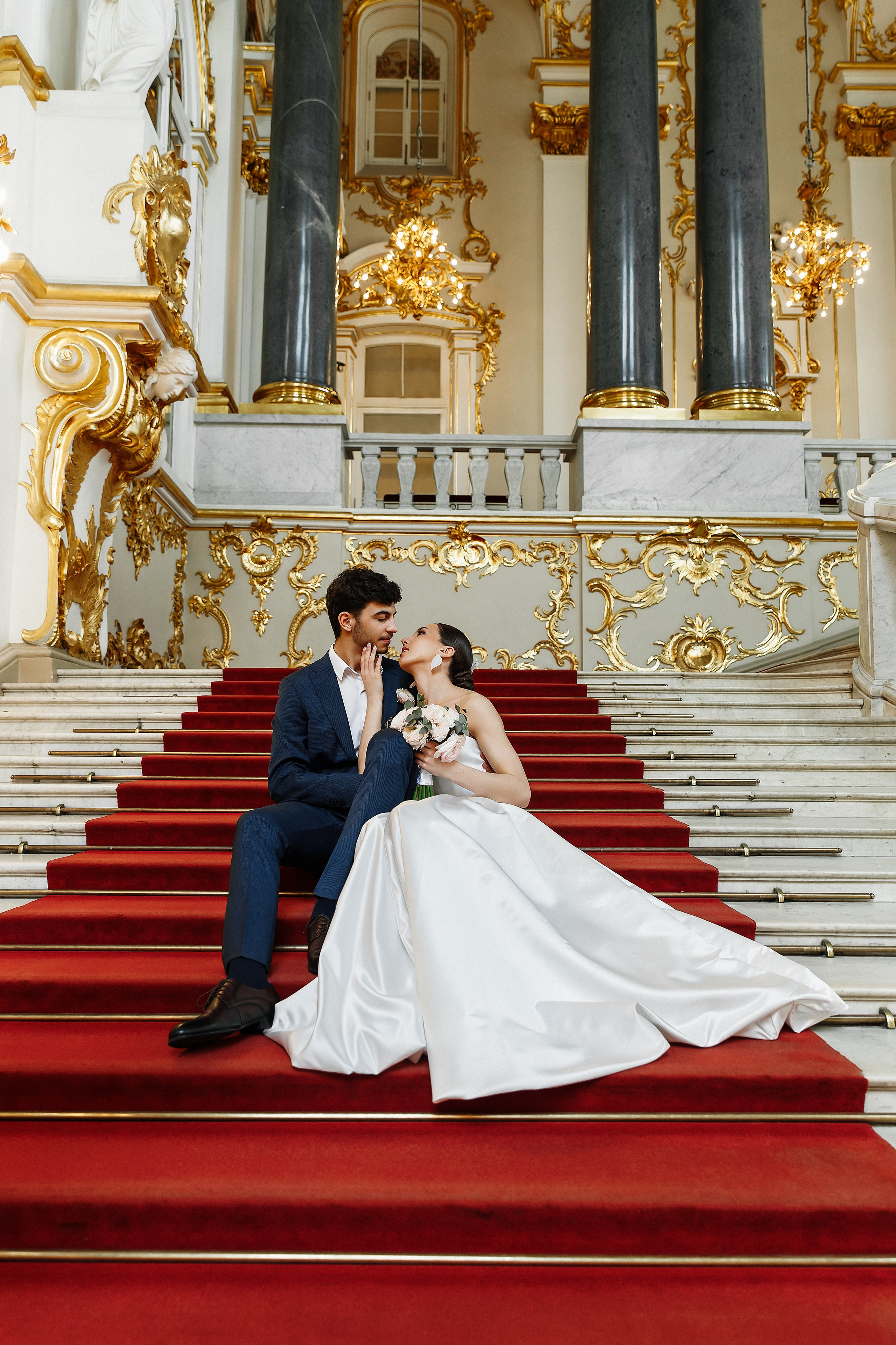Свадьба в Эрмитаже. Свадебный и портретный фотограф в Санкт-Петербурге Анна Демьянова