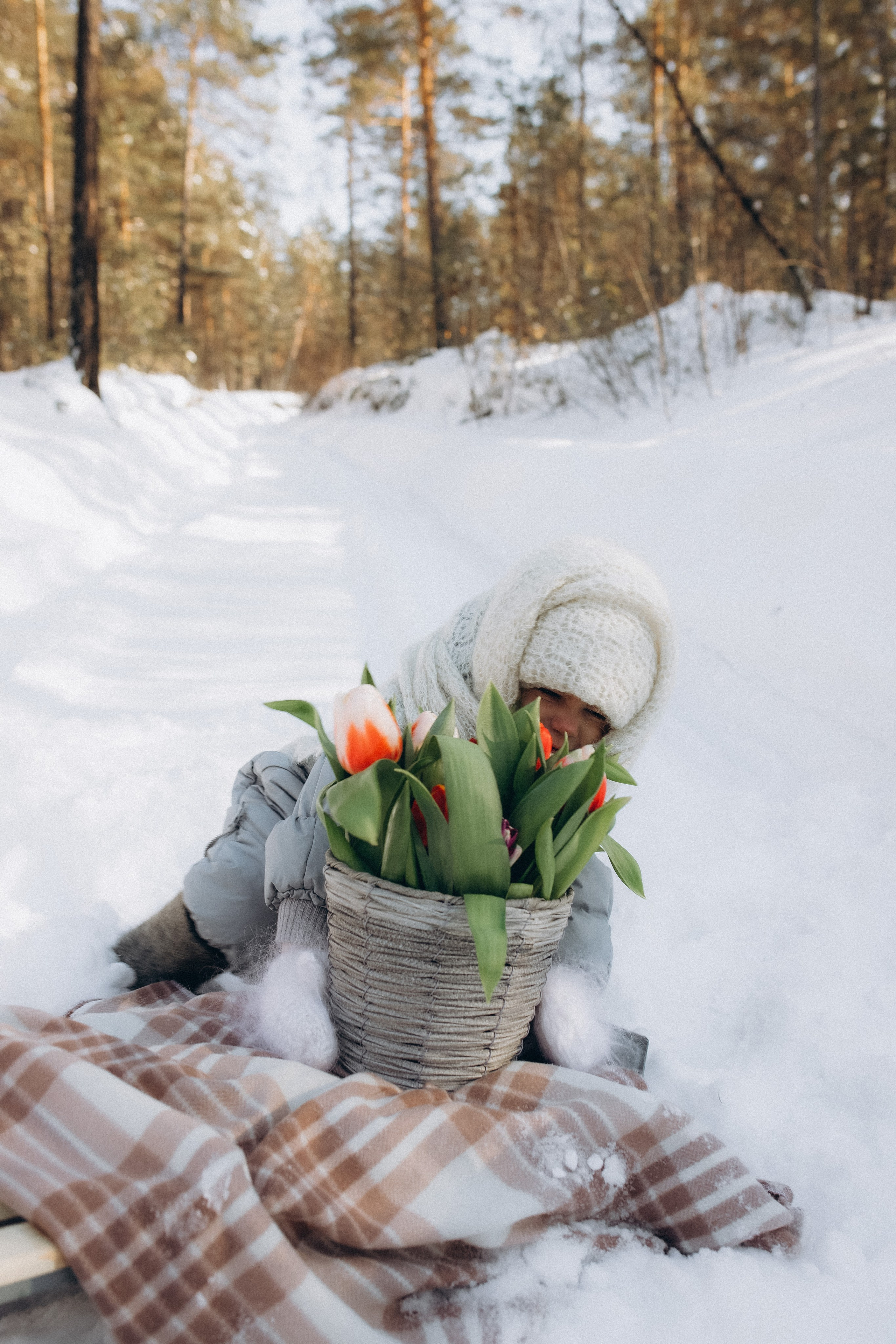 Девочка Зима. Семейный и детский фотограф город Тында Дарья