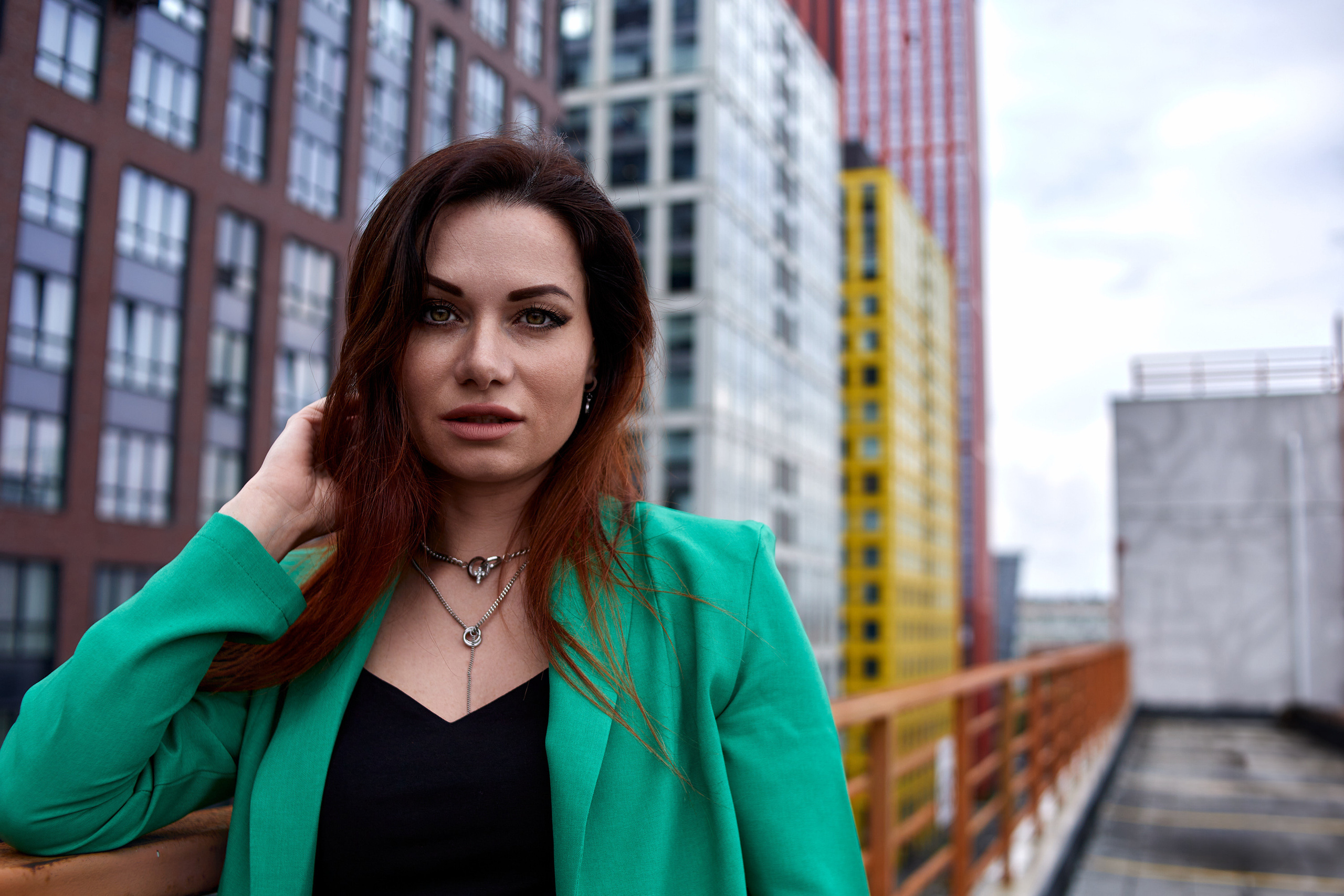 Фотосессия на крыше Московской парковки 