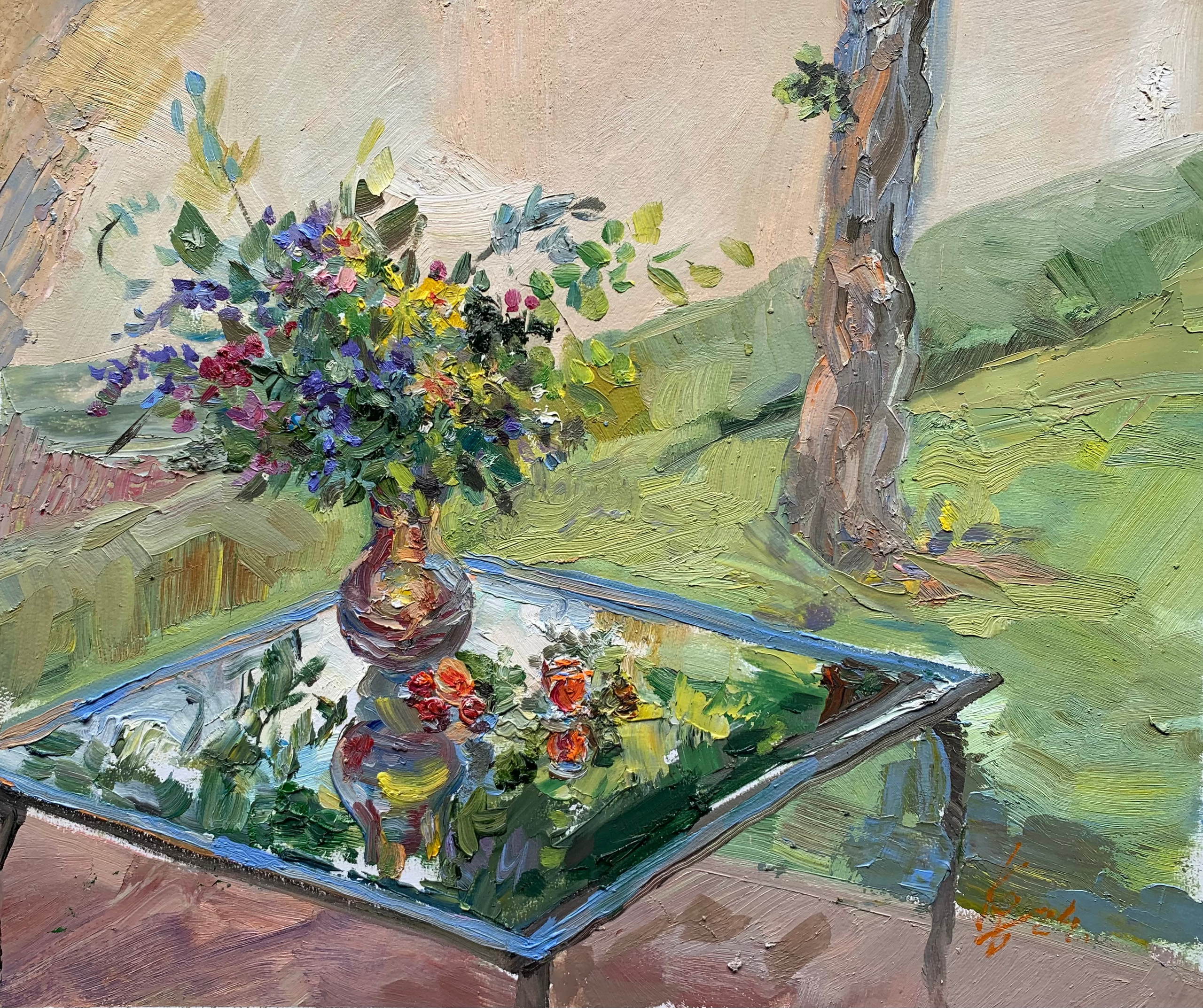 Цахкадзорский натюрморт 35х40 к-м 2024