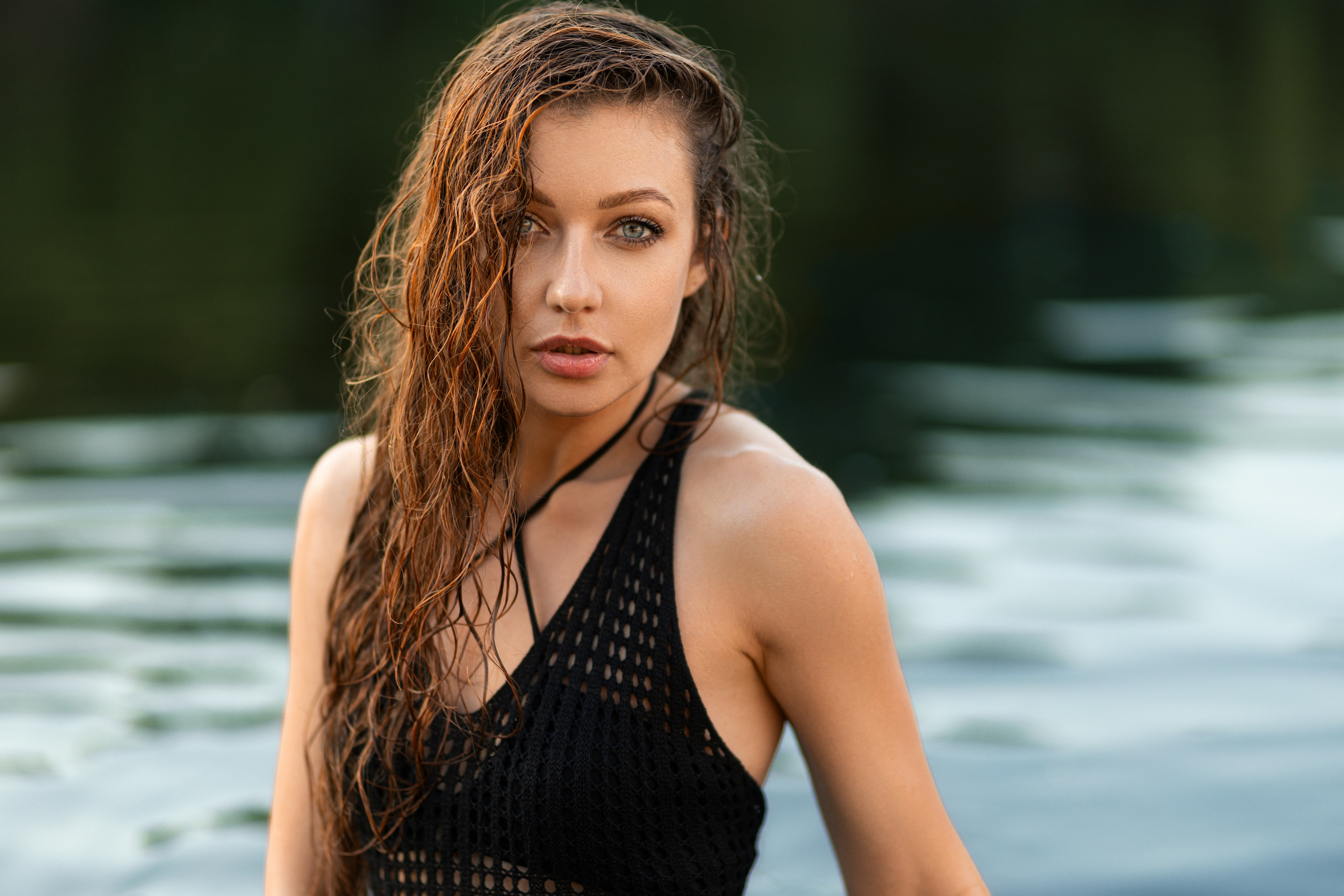 Съемка с Дианой у водоема на базе отдыха в формате для «себя». Дмитрий Шульгин, портретный фотограф в Воронеже