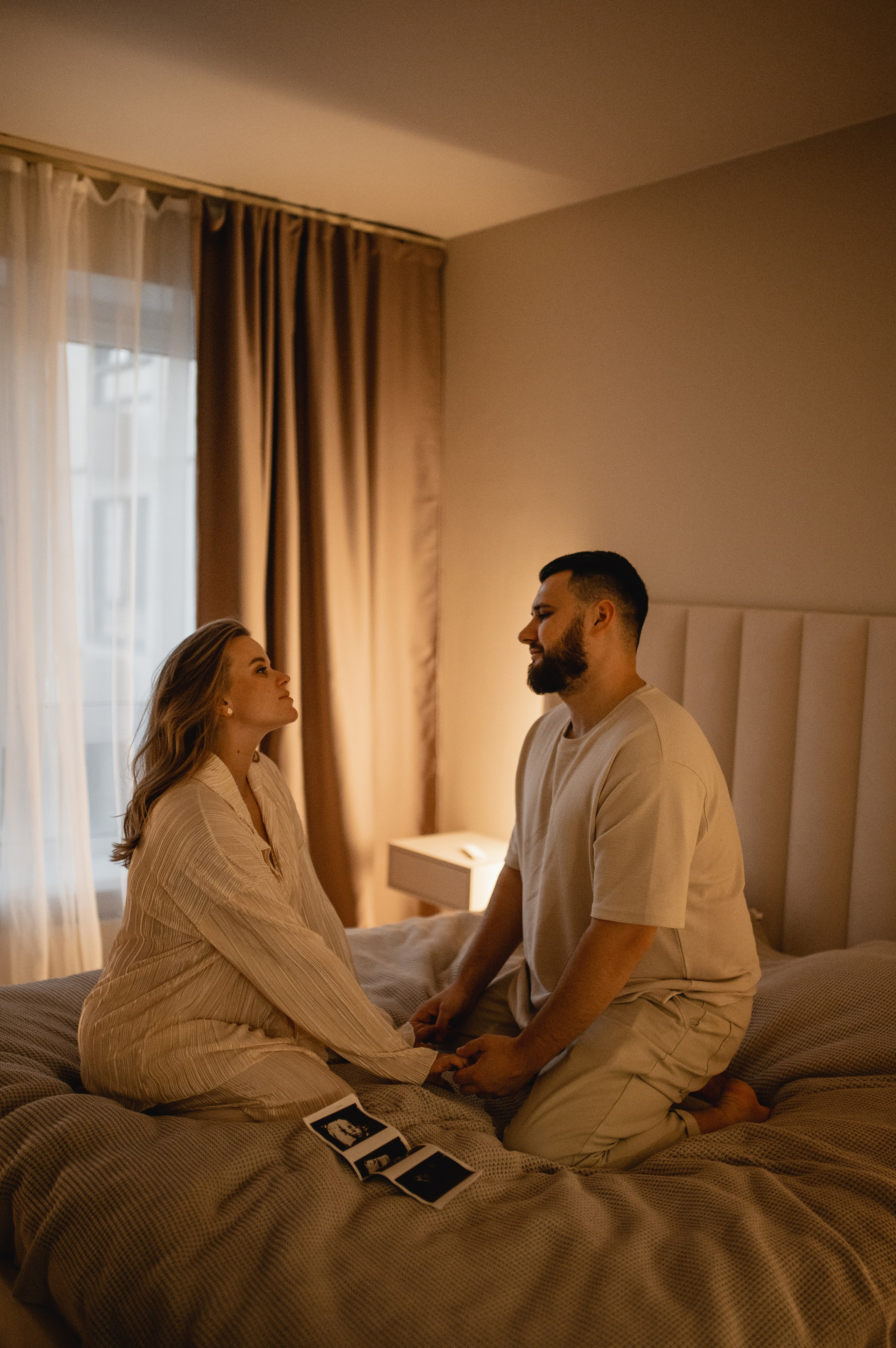 Домашняя фотосессия беременности. Семейная фотосессия Бутово Москва фотограф Алина Морщагина