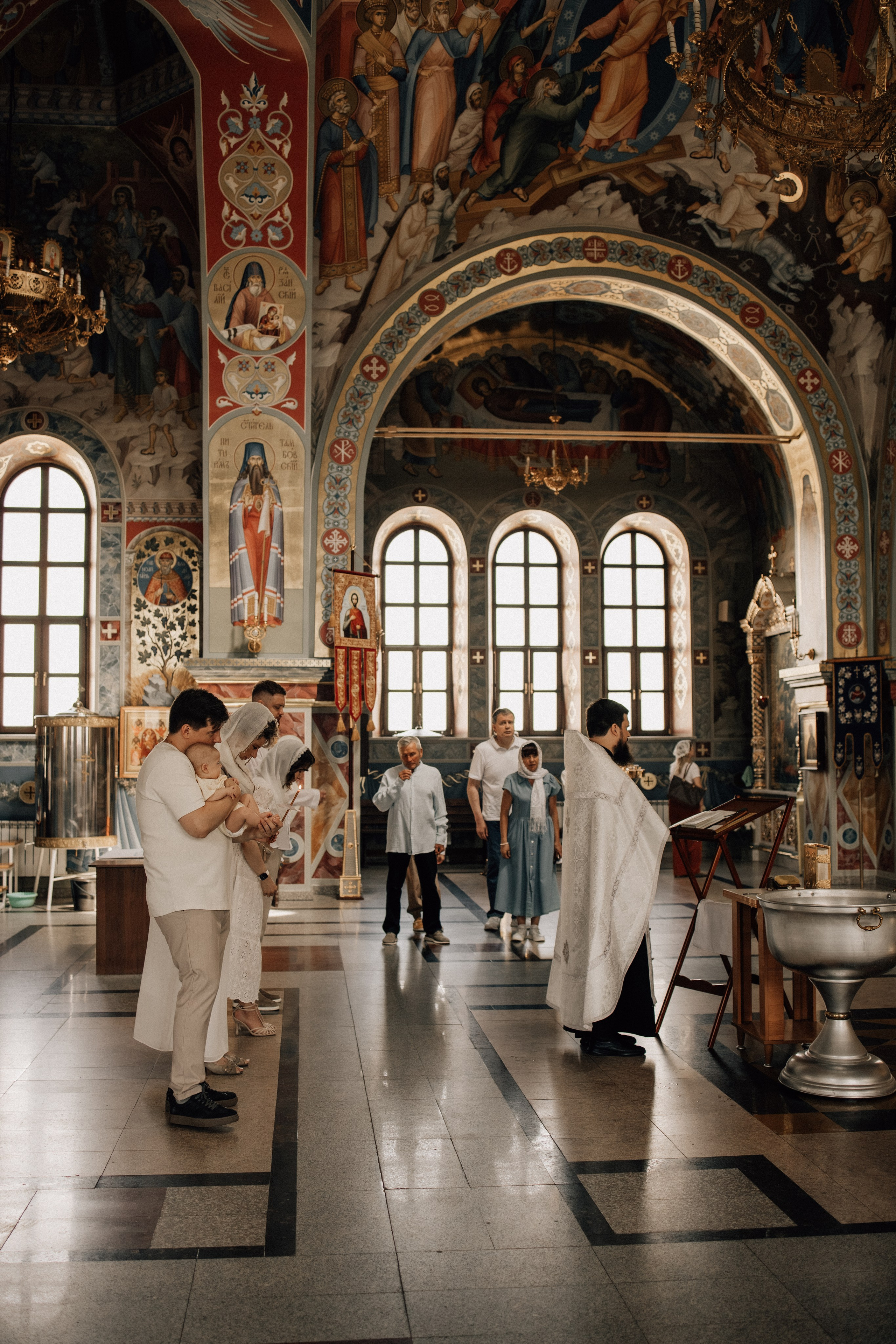 Съемка крещения в Воронеже, фотосессия крещения