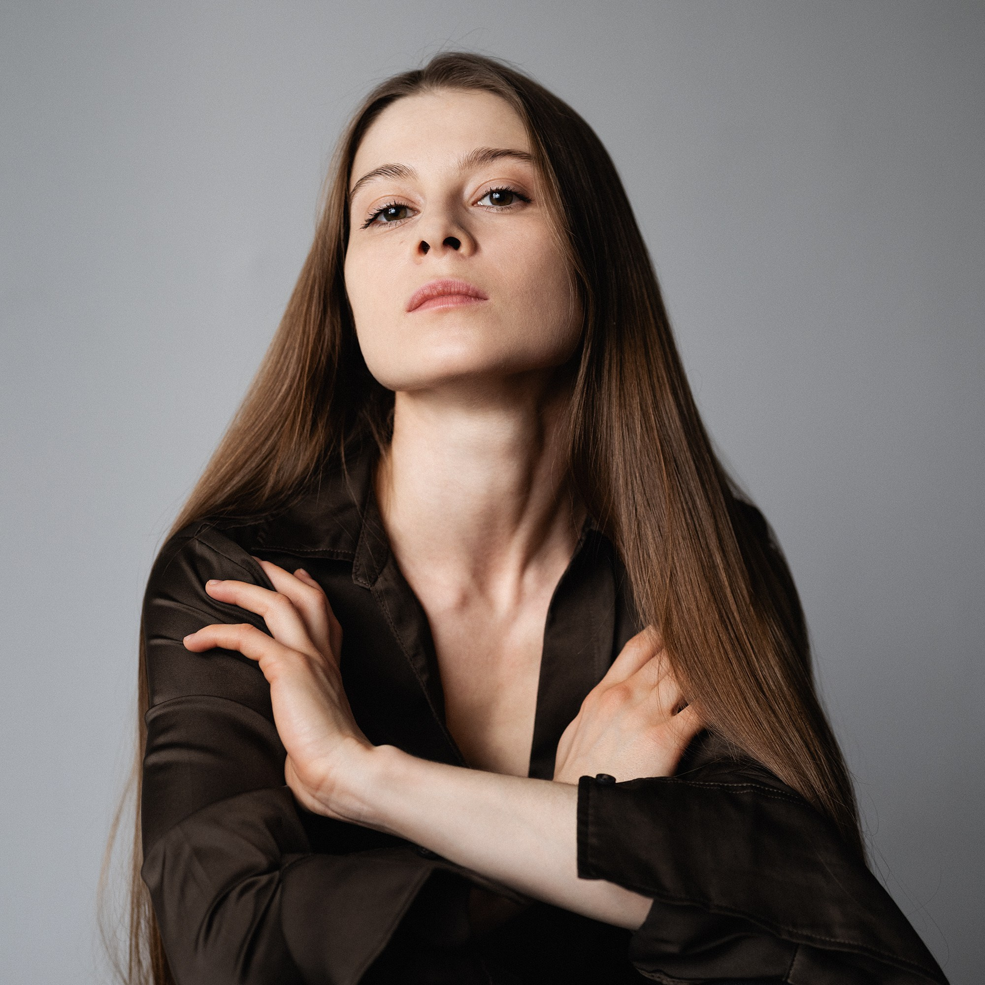 Елена Кузнецова - актриса. Портретная сессия в студии. Фотограф: Андрей Троицкий