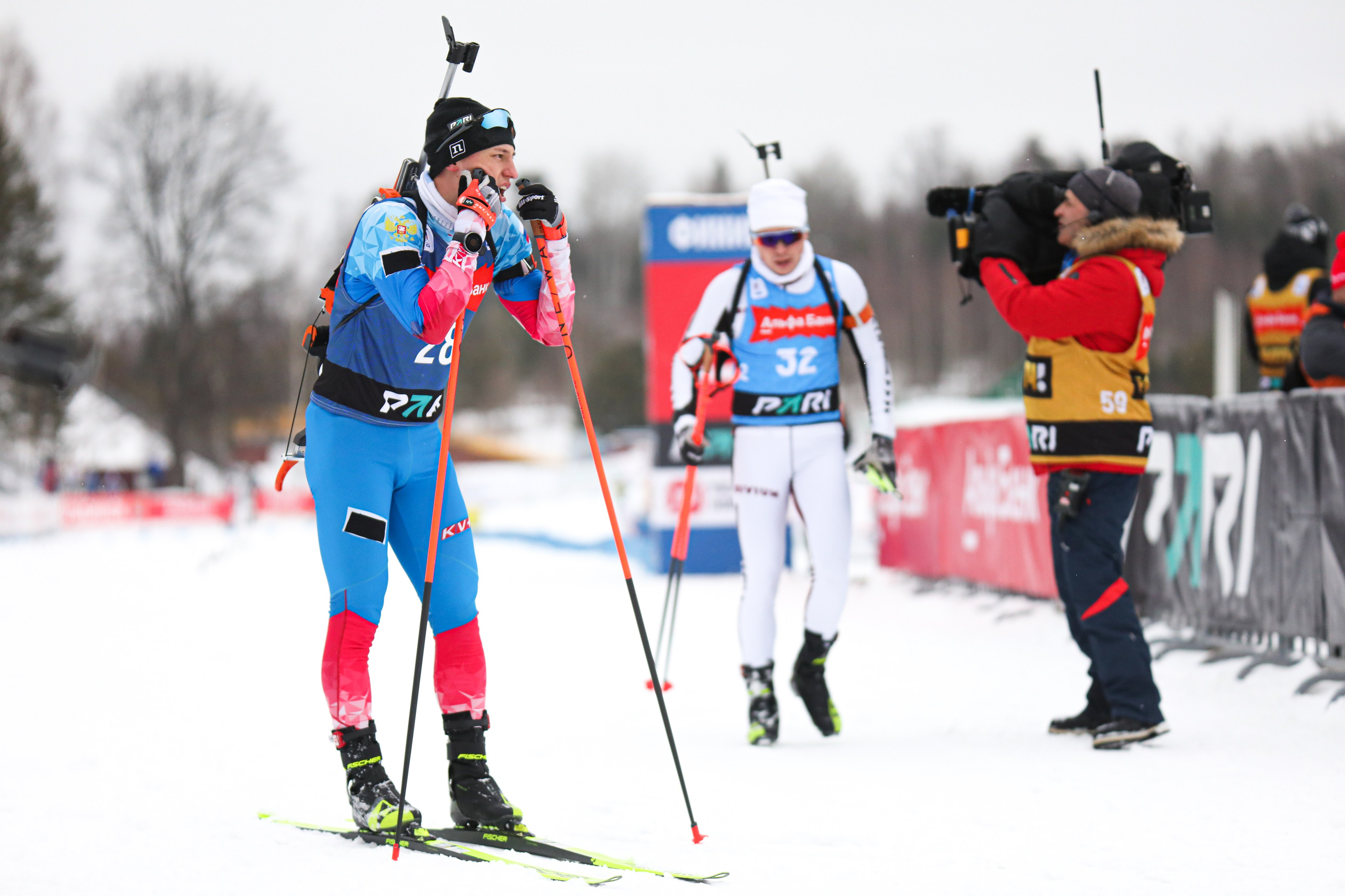 Биатлон. Спортивный фотограф в Сочи Красной поляне Сергей Канада
