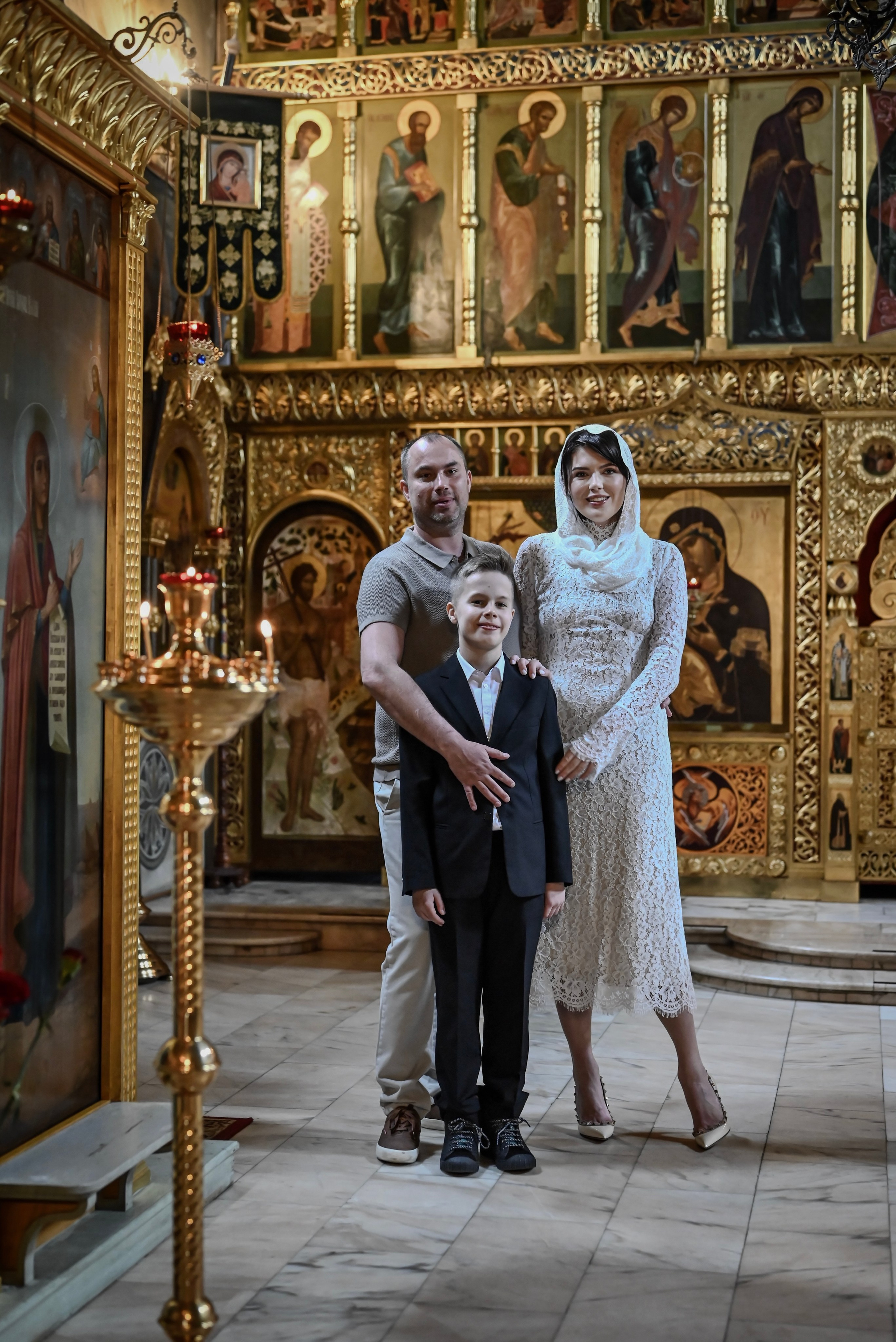 Крещение Арбат мама Ксения. Семейный и детский фотограф Москва