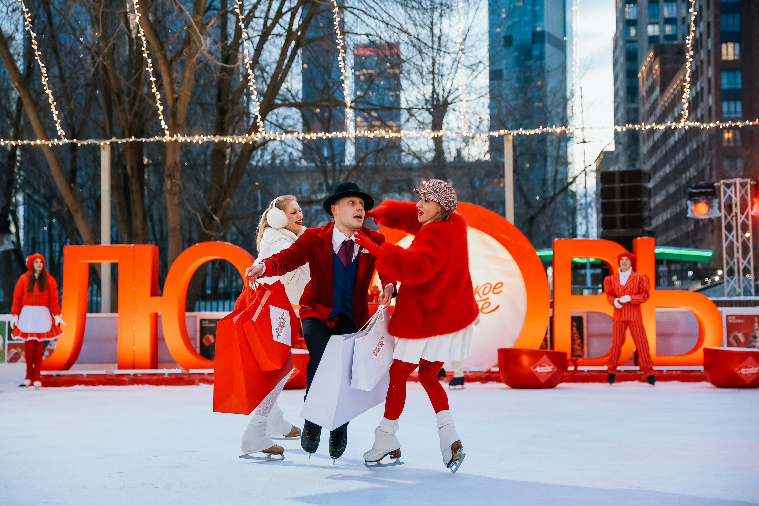 Ледовое шоу Сити каток Московское Чаепитие. Фотограф и видеограф Анна Домашенко