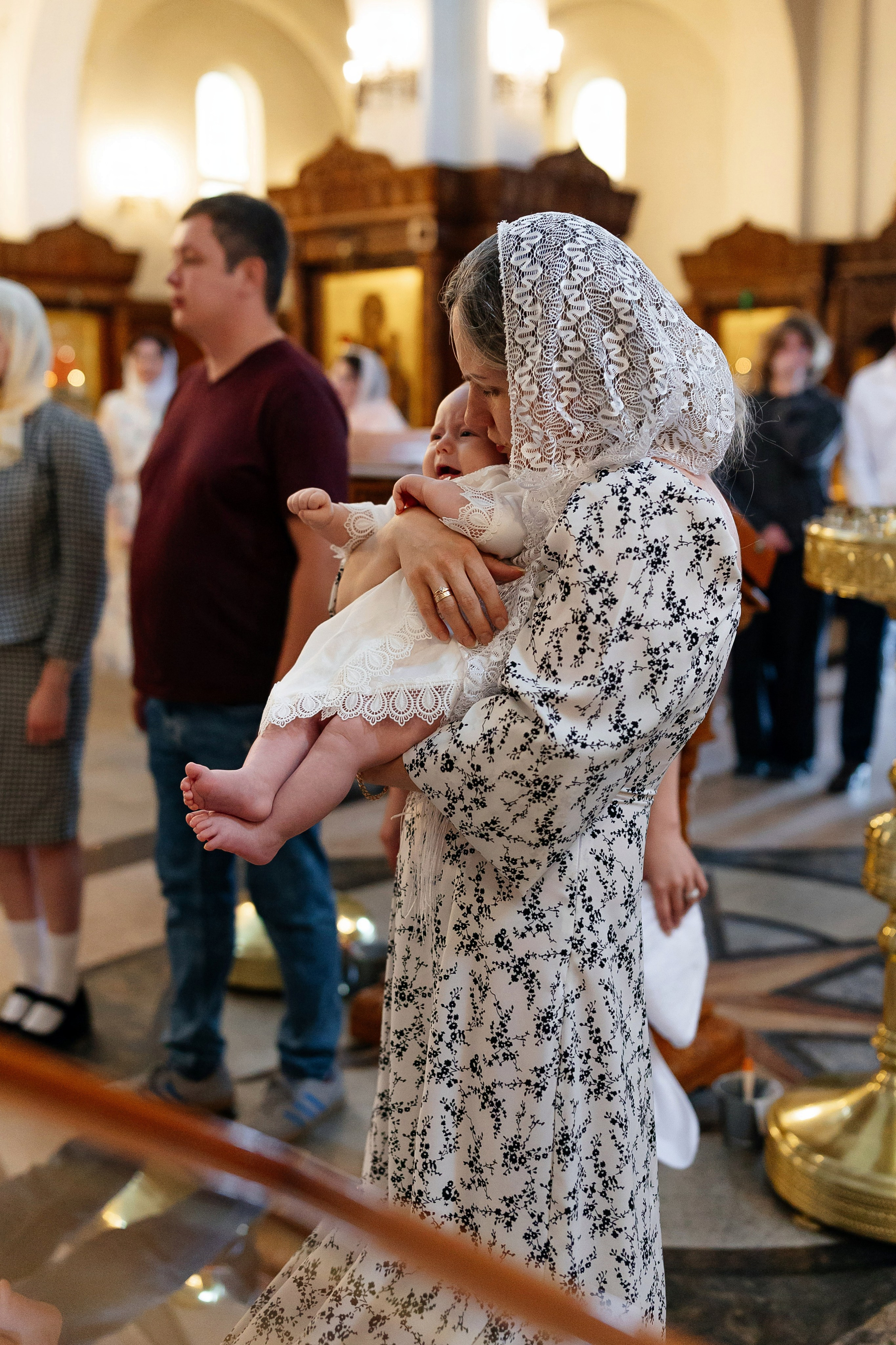 Крещение Анастасии. Семейный и детский фотограф в Москве Александра Мак