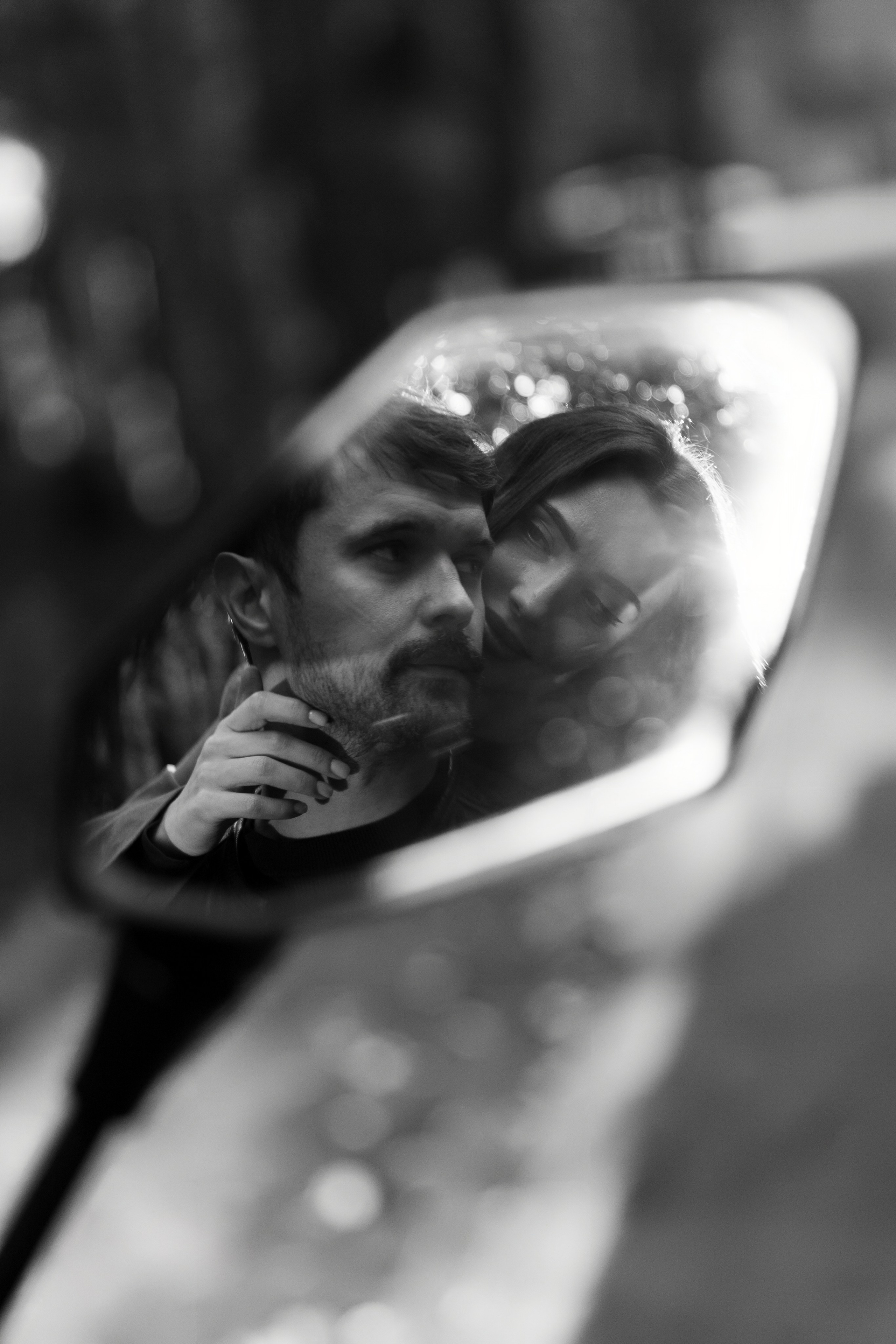Осенняя съемка на мотоцикле. Фотограф индивидуальных женских портретов и LOVEstory в Москве