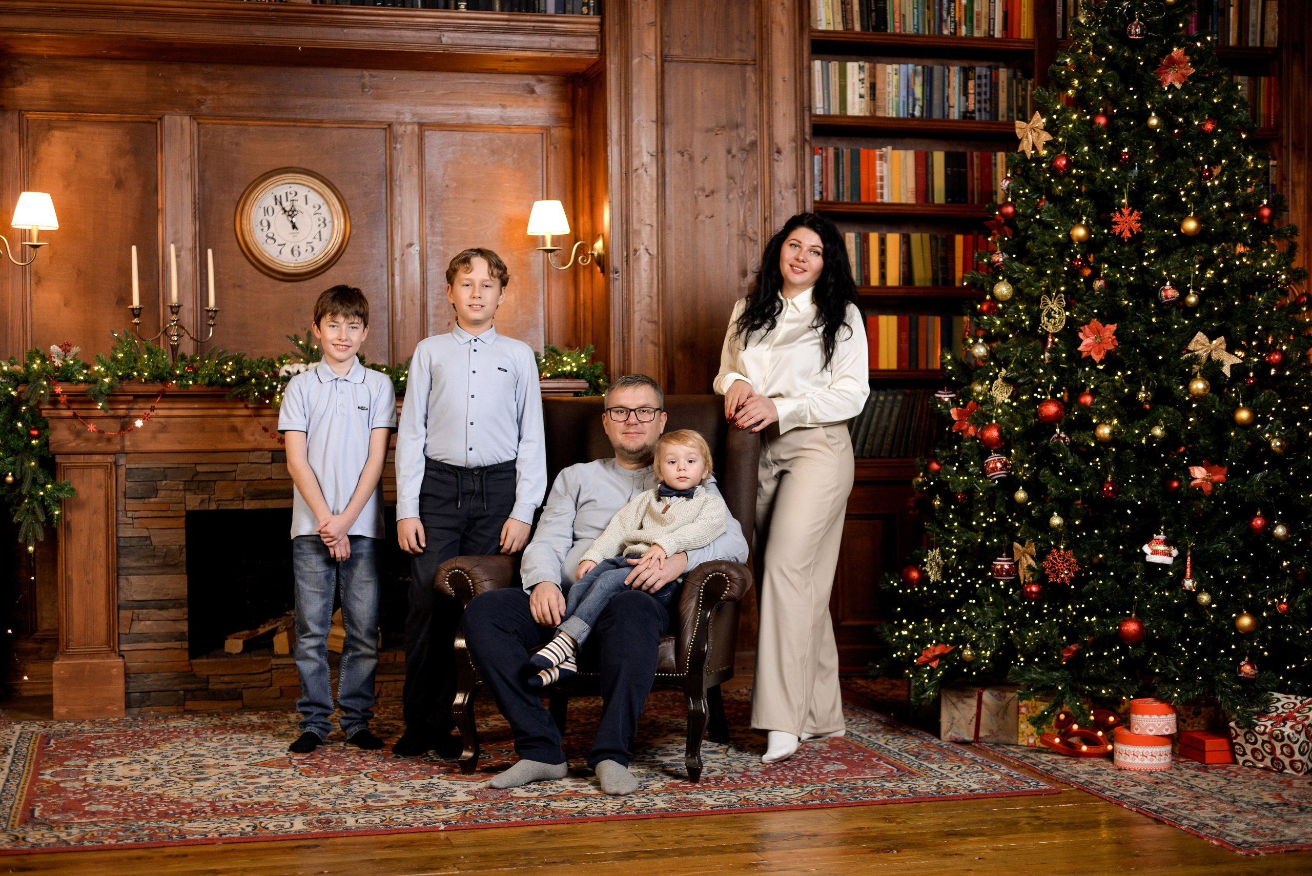 Новогодние съёмки в студиях. Семейный и свадебный фотограф Галина Абакумова, фотосессии в Белгороде