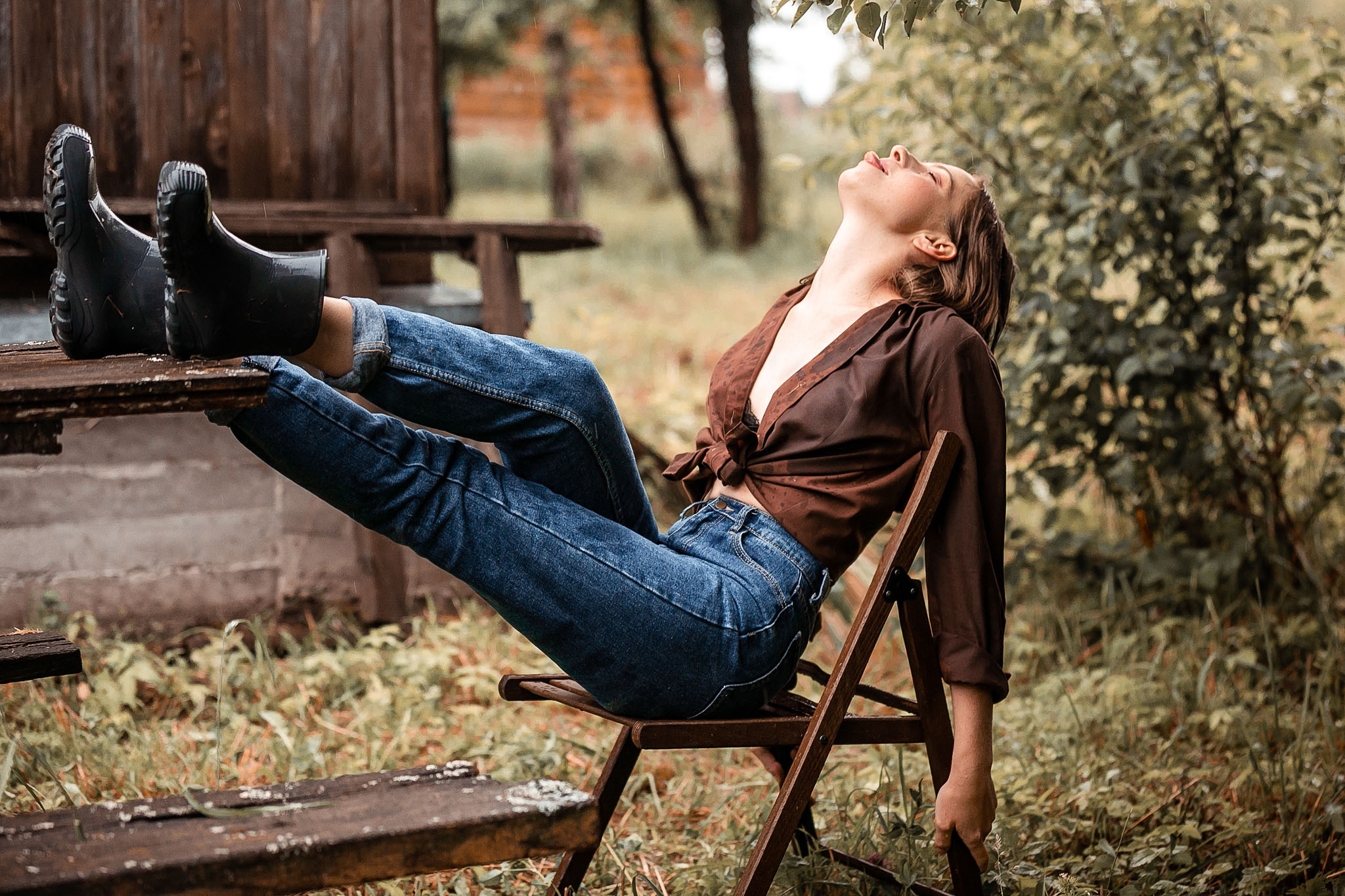 Съёмка для Алекс в стиле сельский фэшн:). Профессиональный фотограф в Москве Оксана Богданец
