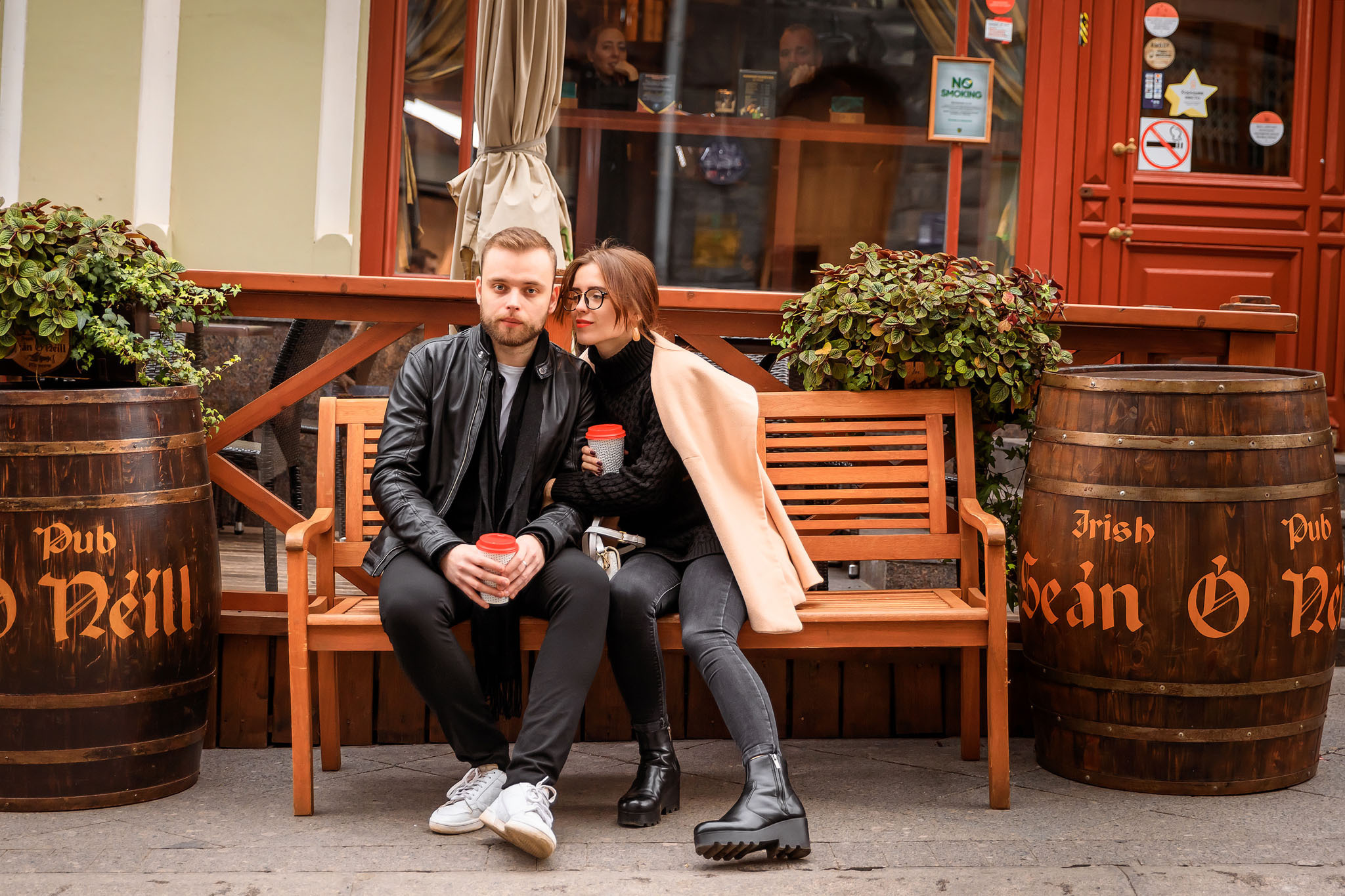 Городская прогулка для Кати и Свята. Профессиональный фотограф в Москве Оксана Богданец