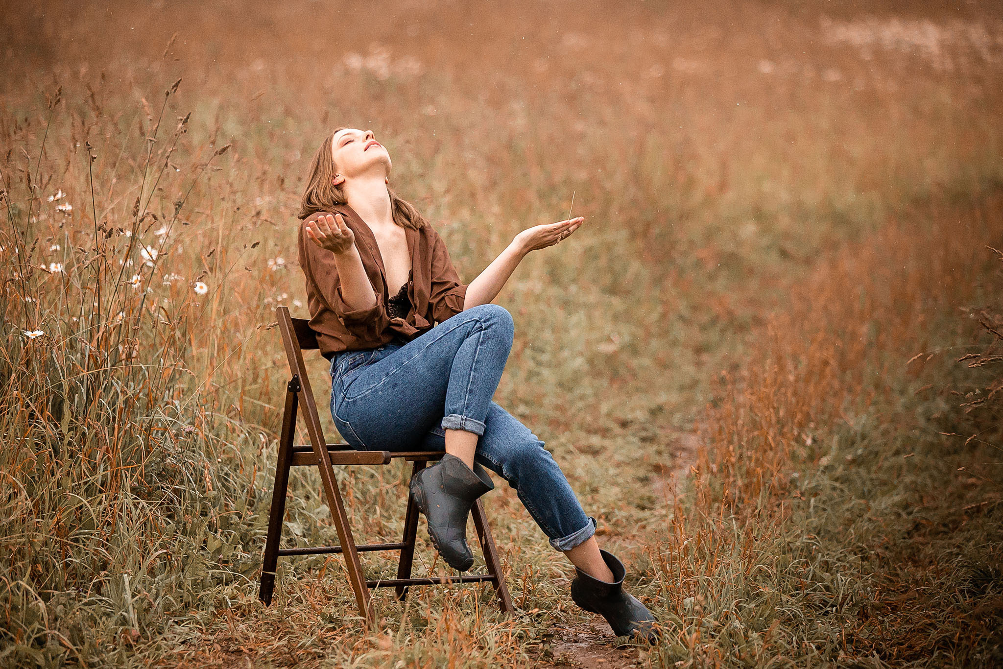 Съёмка для Алекс в стиле сельский фэшн:). Профессиональный фотограф в Москве Оксана Богданец