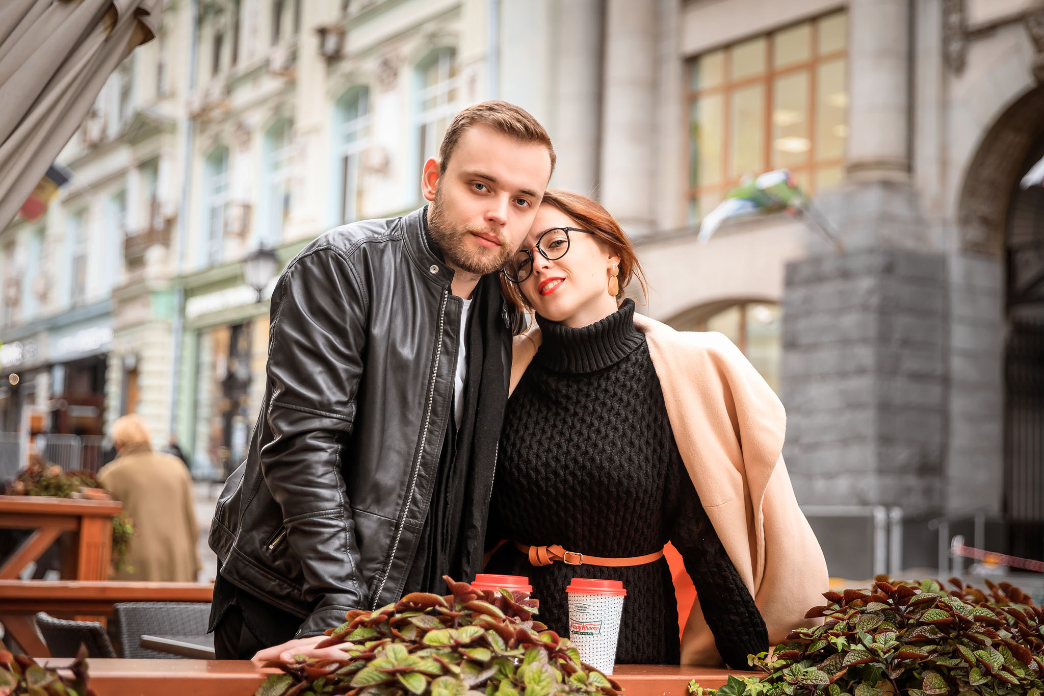 Городская прогулка для Кати и Свята. Профессиональный фотограф в Москве Оксана Богданец