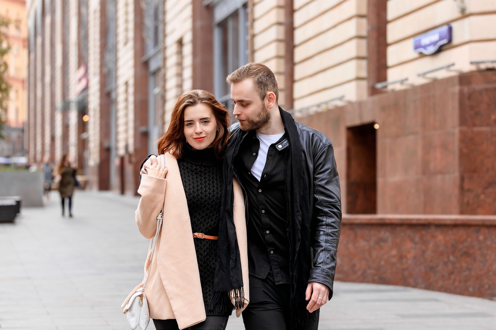 Городская прогулка для Кати и Свята. Профессиональный фотограф в Москве Оксана Богданец