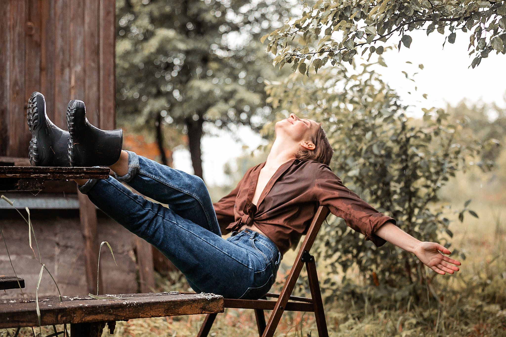 Съёмка для Алекс в стиле сельский фэшн:). Профессиональный фотограф в Москве Оксана Богданец