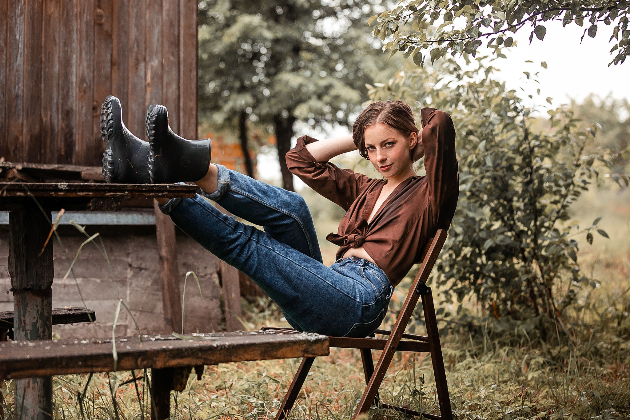 Съёмка для Алекс в стиле сельский фэшн:). Профессиональный фотограф в Москве Оксана Богданец