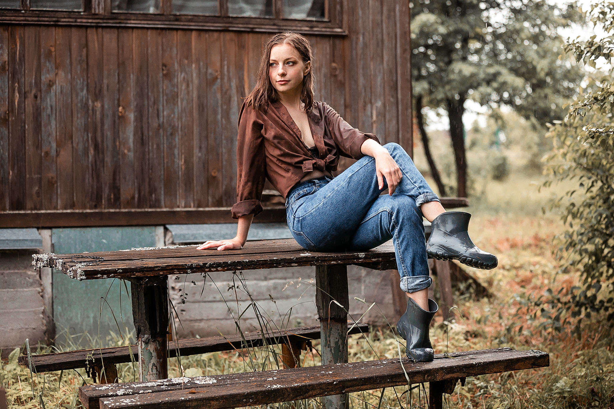 Съёмка для Алекс в стиле сельский фэшн:). Профессиональный фотограф в Москве Оксана Богданец