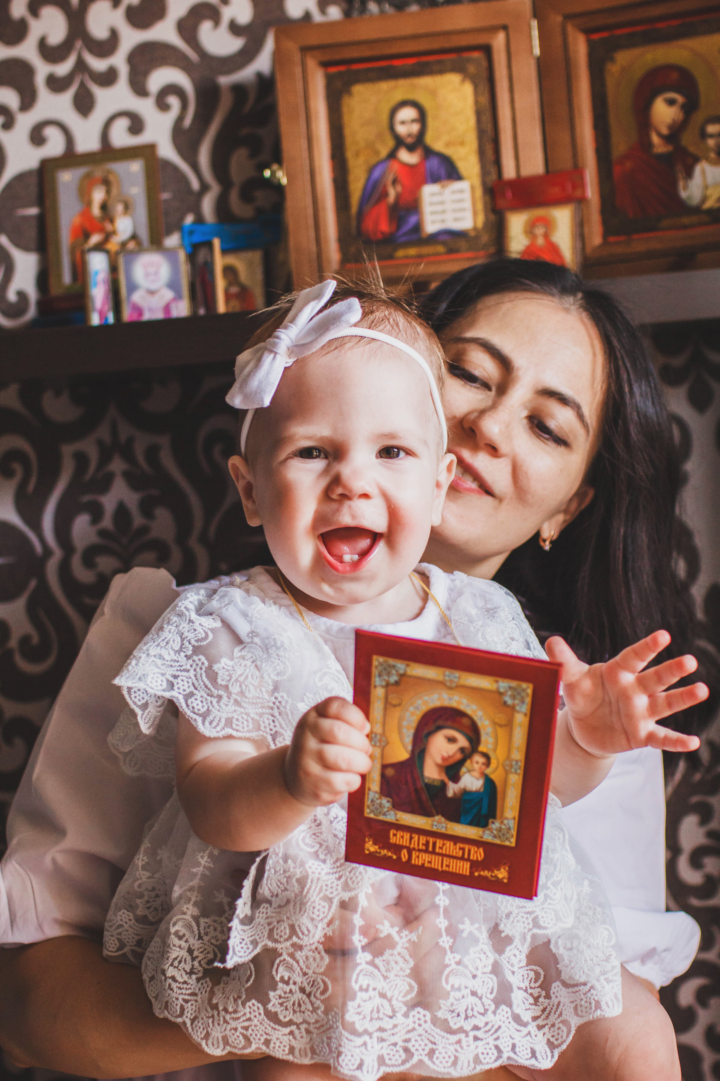 Крещение Евы. Детский и семейный фотограф в Москве