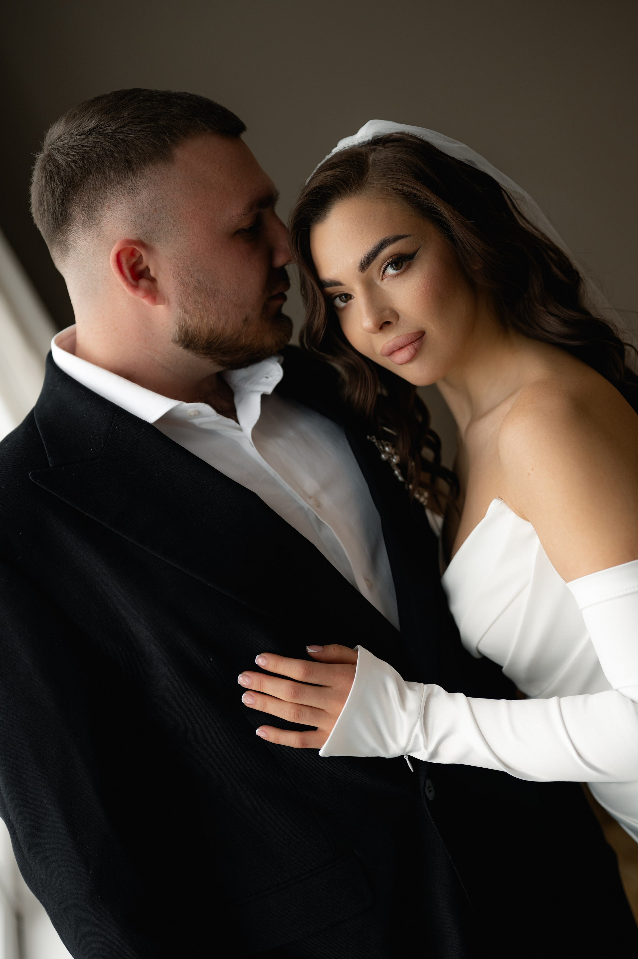 Свадебная фотосессия в студии. Свадебный и семейный фотограф в Краснодаре Алина Мельник