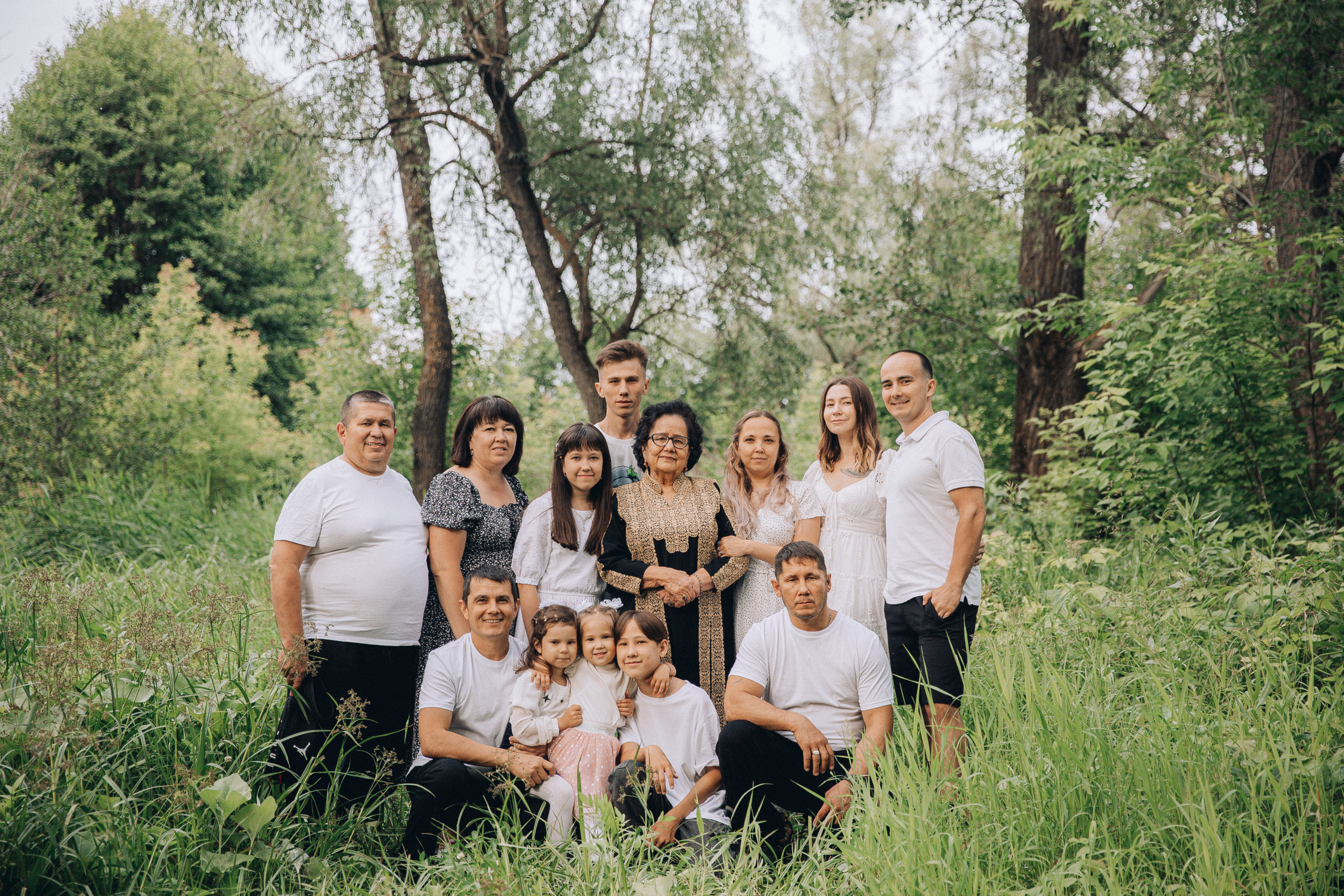 Азалия и ее большая семья. Свадебный и семейный фотограф в городах Уфа и Стерлитамак