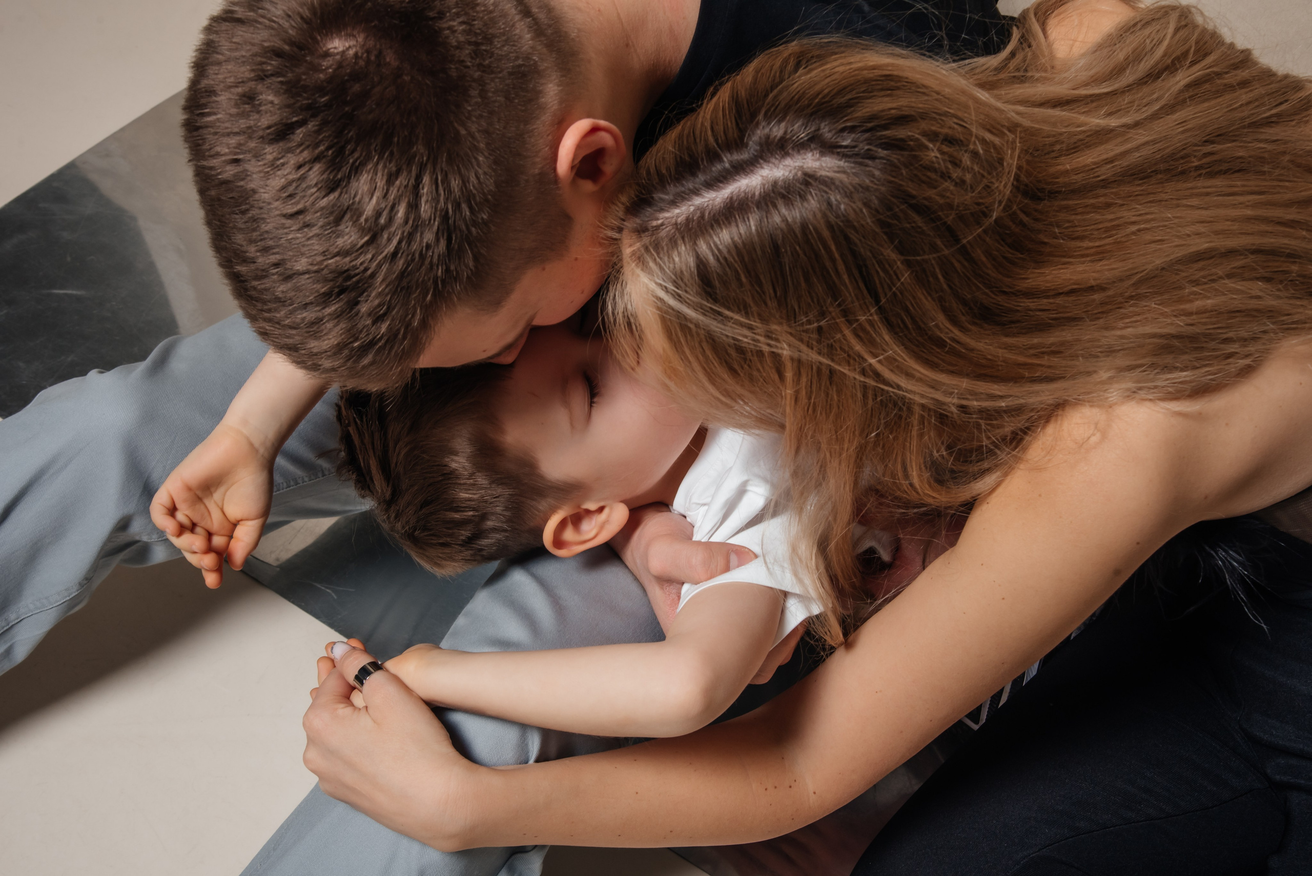 Семейная фотосессия в студии. Свадебный и семейный фотограф в Москве Елена Брюханова