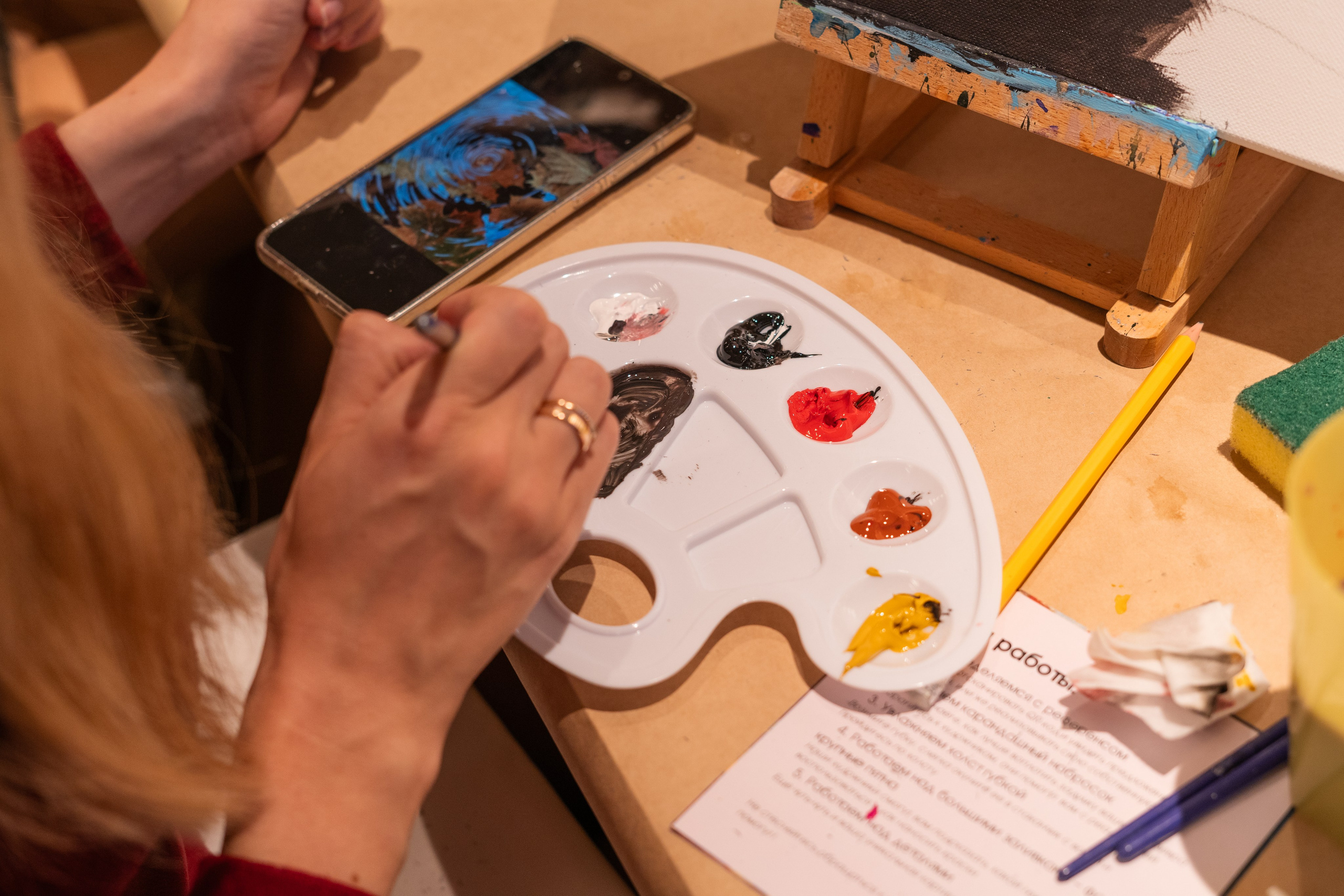 Корпоратив Teach Me Art 3. Портретный фотограф в Москве и Санкт-Петербурге Арина Чех