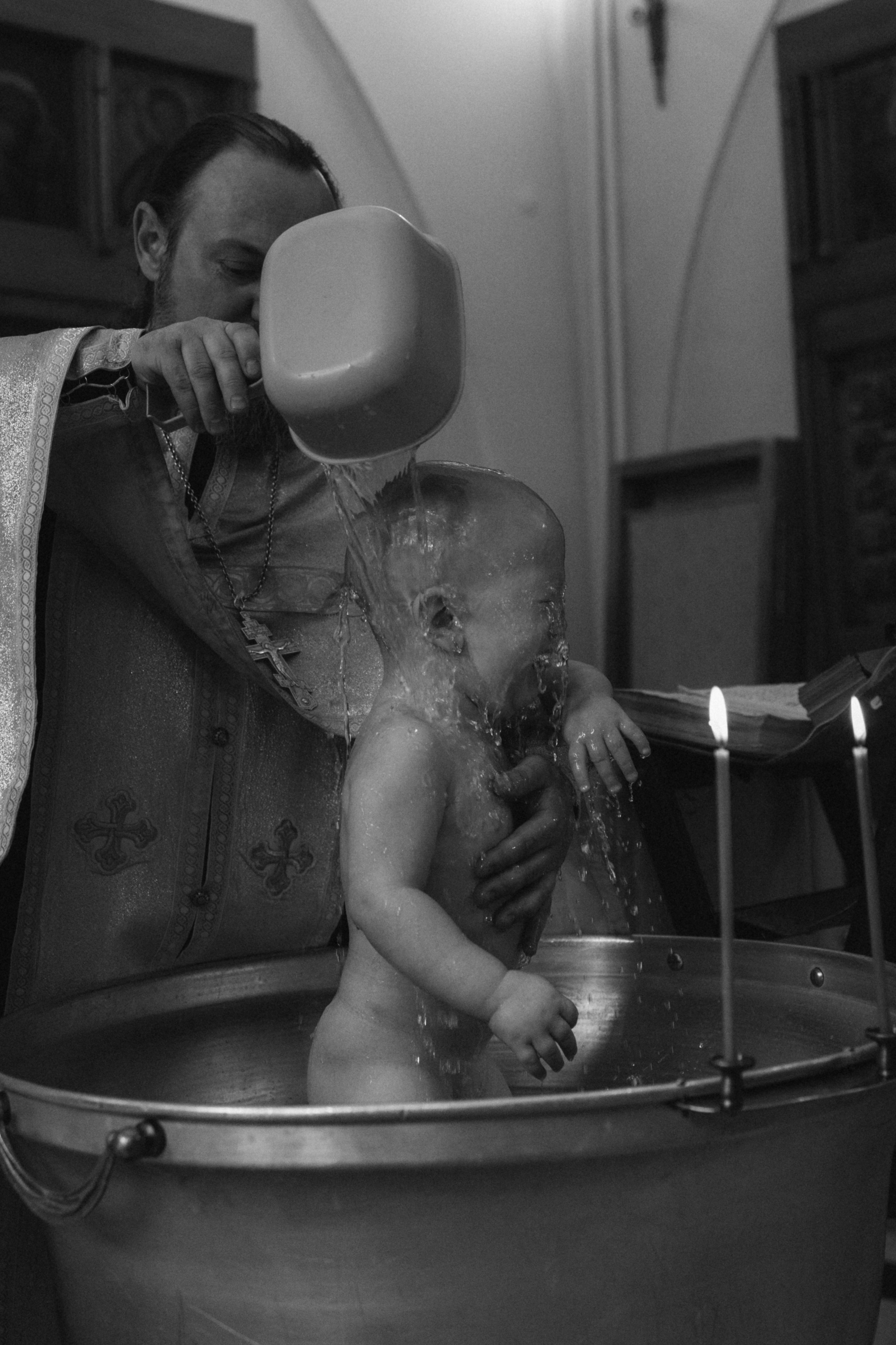 Крещение Надежды. Семейный фотограф Москва Наталия Осьмакова