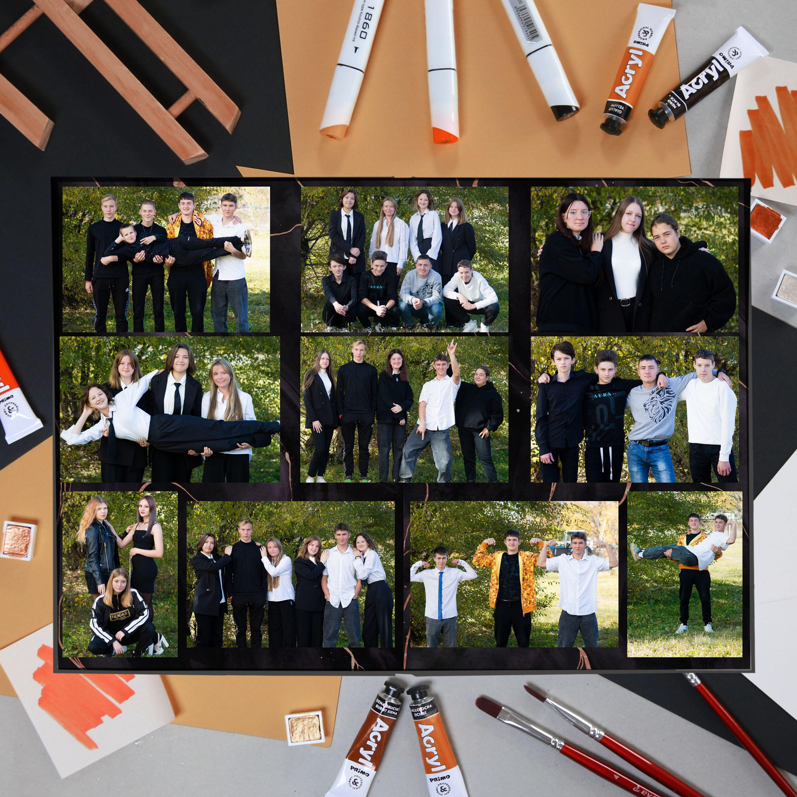 Альбом 10 разворотов Старшая Школа. Выпускные Альбомы и Фотосессии п. Кавалерово