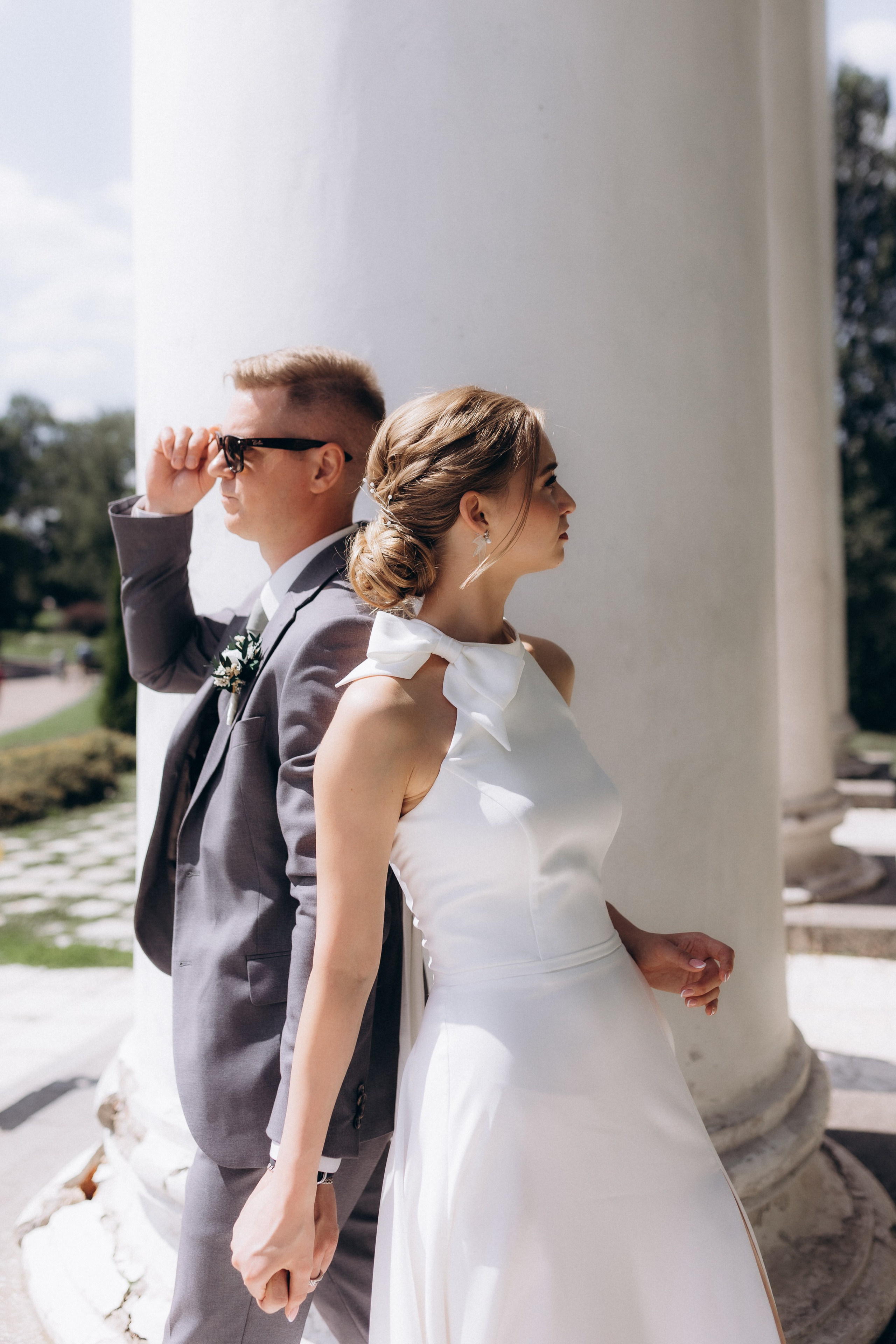 Свадебная фотосессия в Главном Ботаническом саду и в оранжерее. Свадебный фотограф в Москве Мария Крош