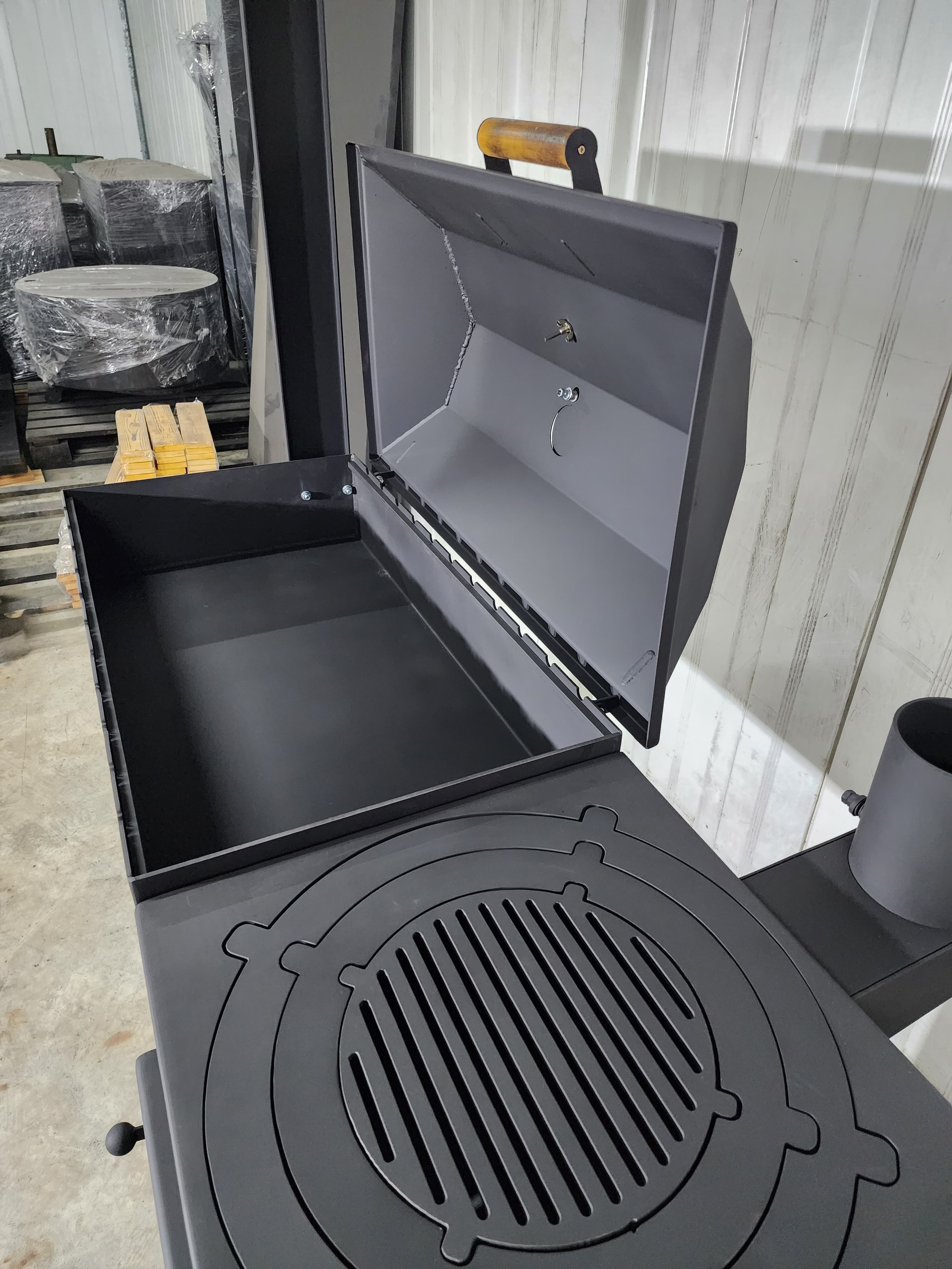 Джета с крышей. Купить / заказать мангал для дома в Краснодаре от производителя «Мангал Мастер»