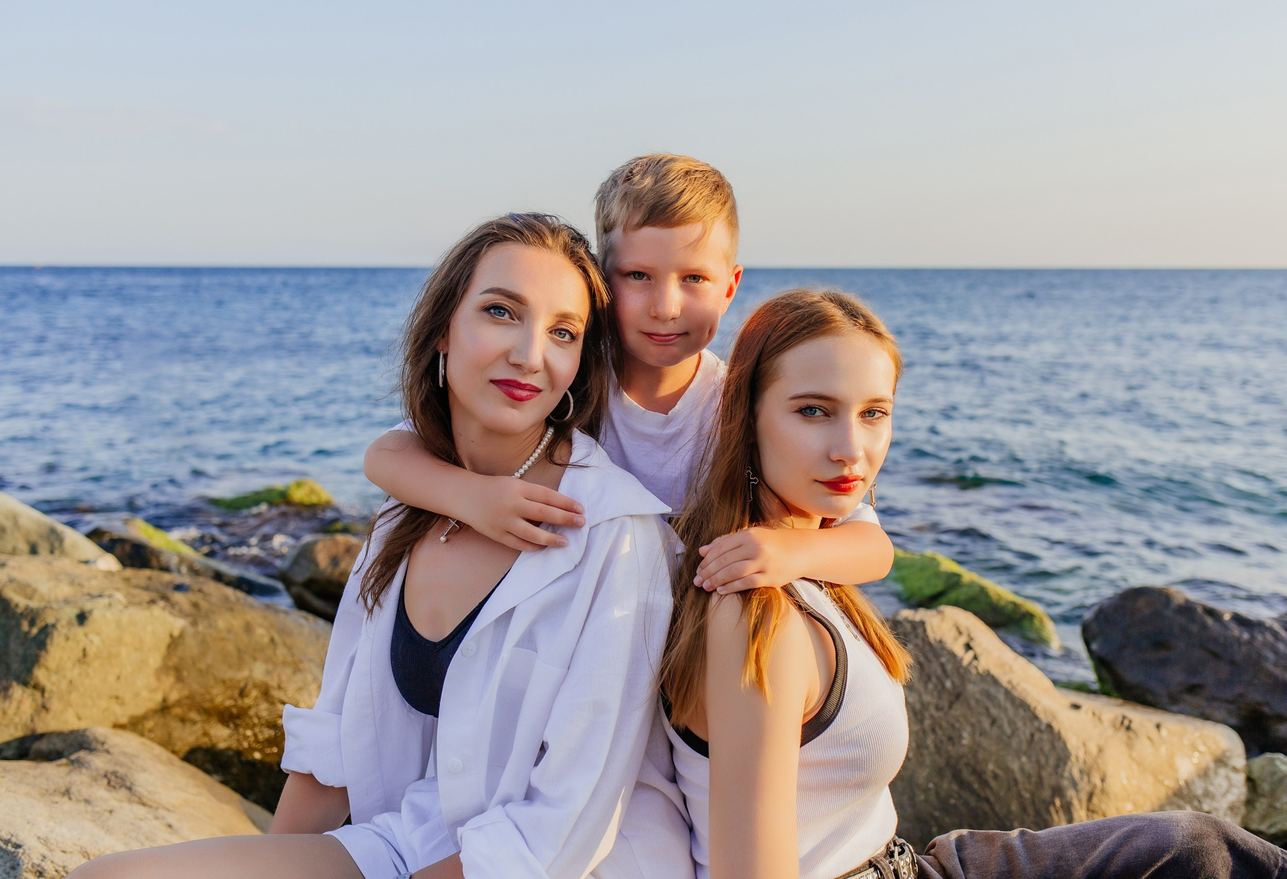 Семейная фотосессия на море в Адлере. Фотограф Сочи Адлер. Солькаева Анастасия