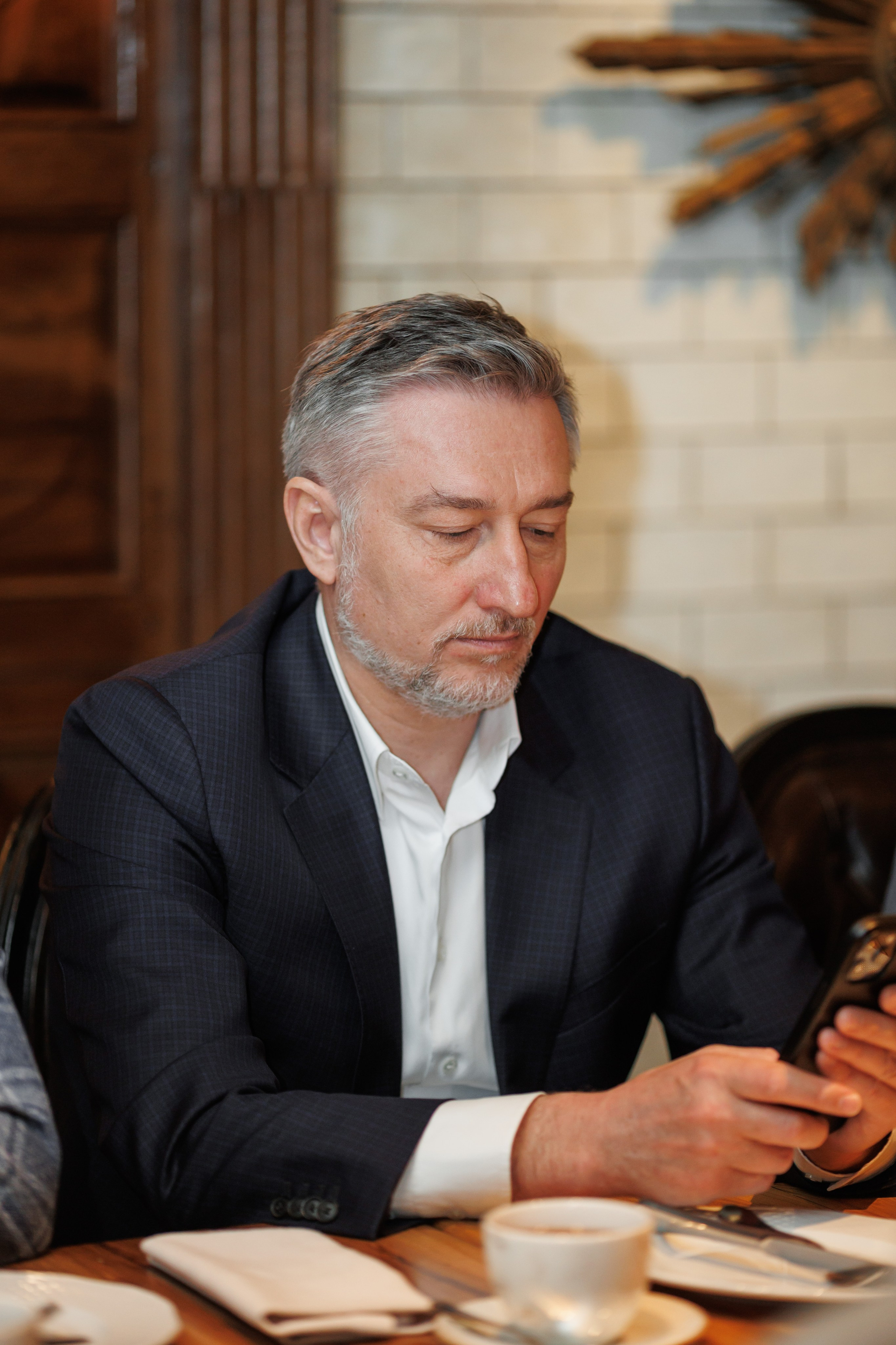 Деловой завтрак, ресторан «Матрешка». Свадебный и репортажный фотограф (Москва, Королев и другие)