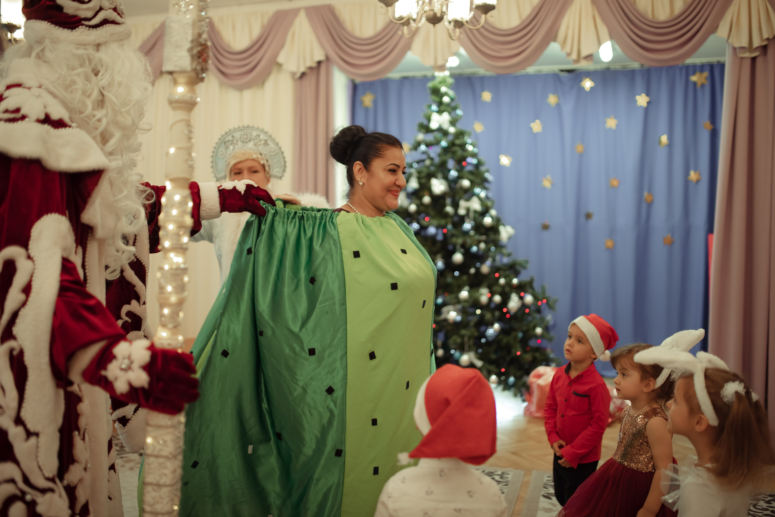 Новогодний утренник в детском саду. Семейный и детский фотограф в Москве Дорогова Екатерина