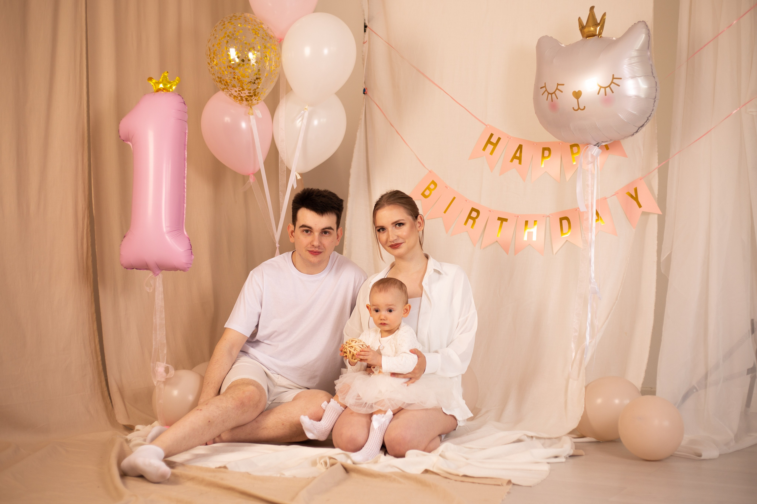 1 годик Евсении. Фотограф Анастасия Залевская