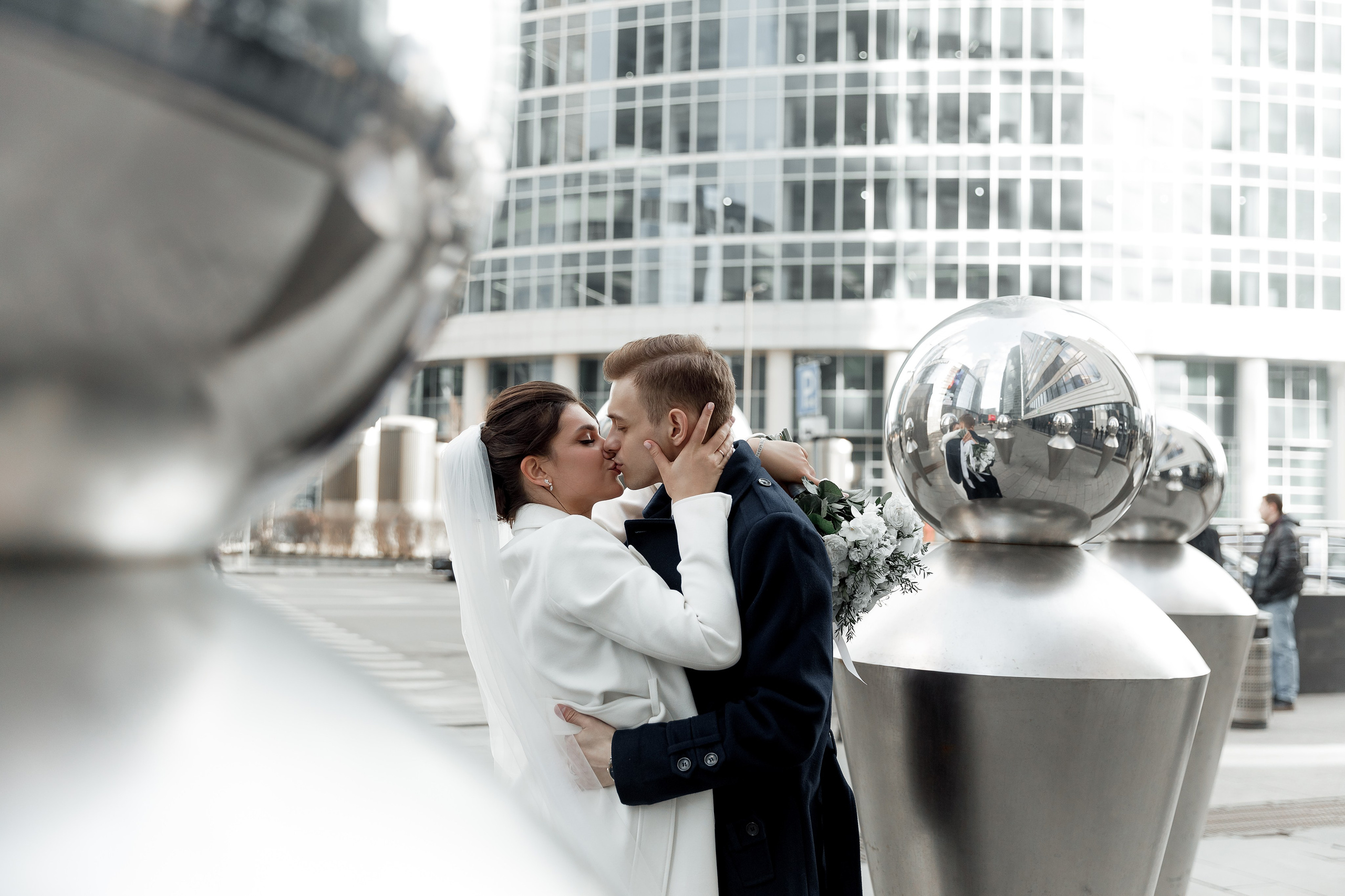 Паша&Настя (роспись Москва-сити Birds). Фотограф в Москве Юлия Хамзина