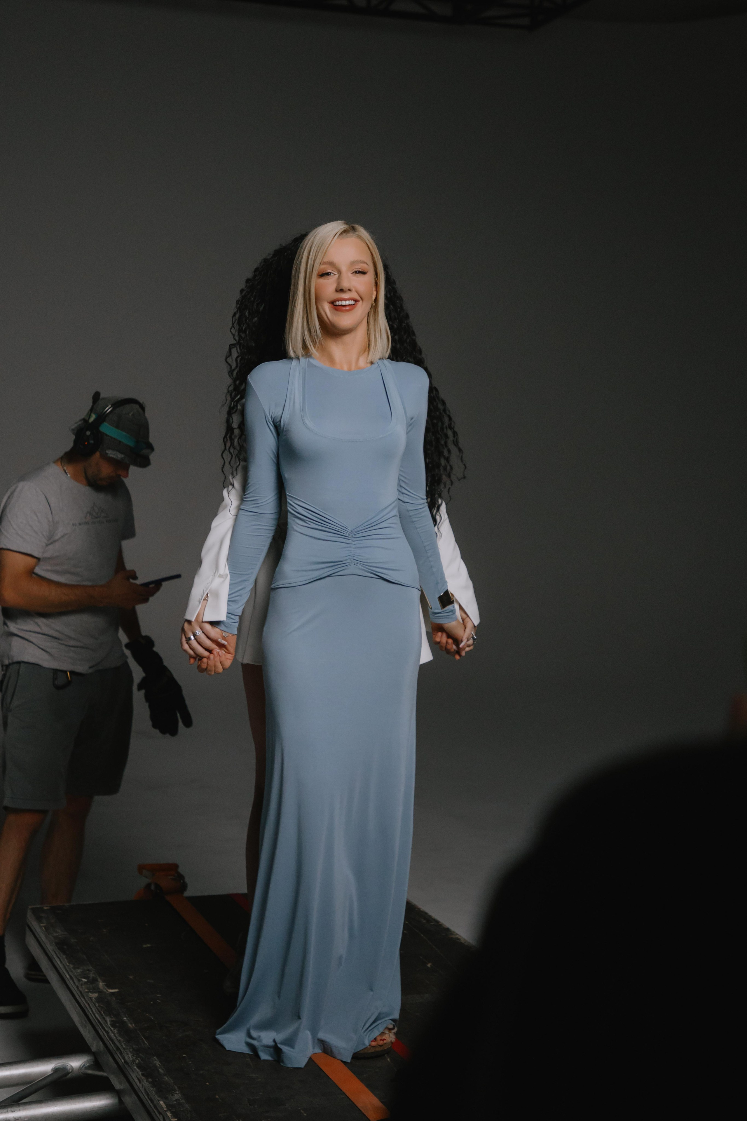 Съемка клипа Юлианны Карауловой и Бьянки. Фотограф в Москве и Санкт-Петербурге Дарина