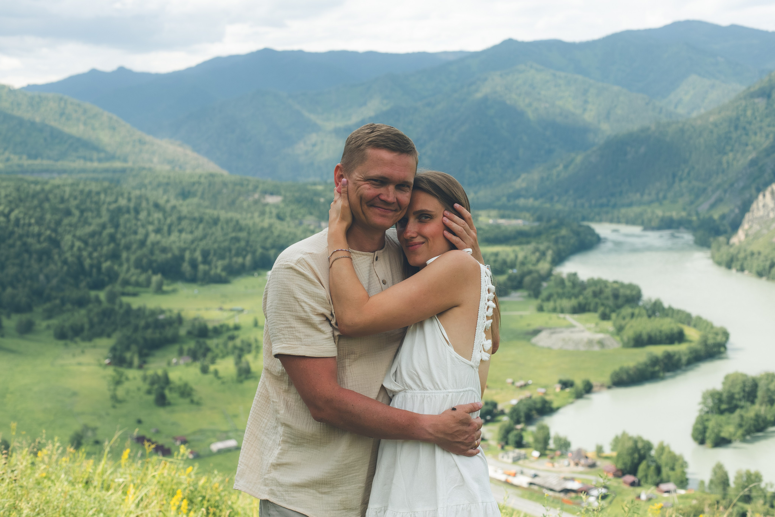 Дарья & семья. Фотограф Нина Брандт в Горном Алтае