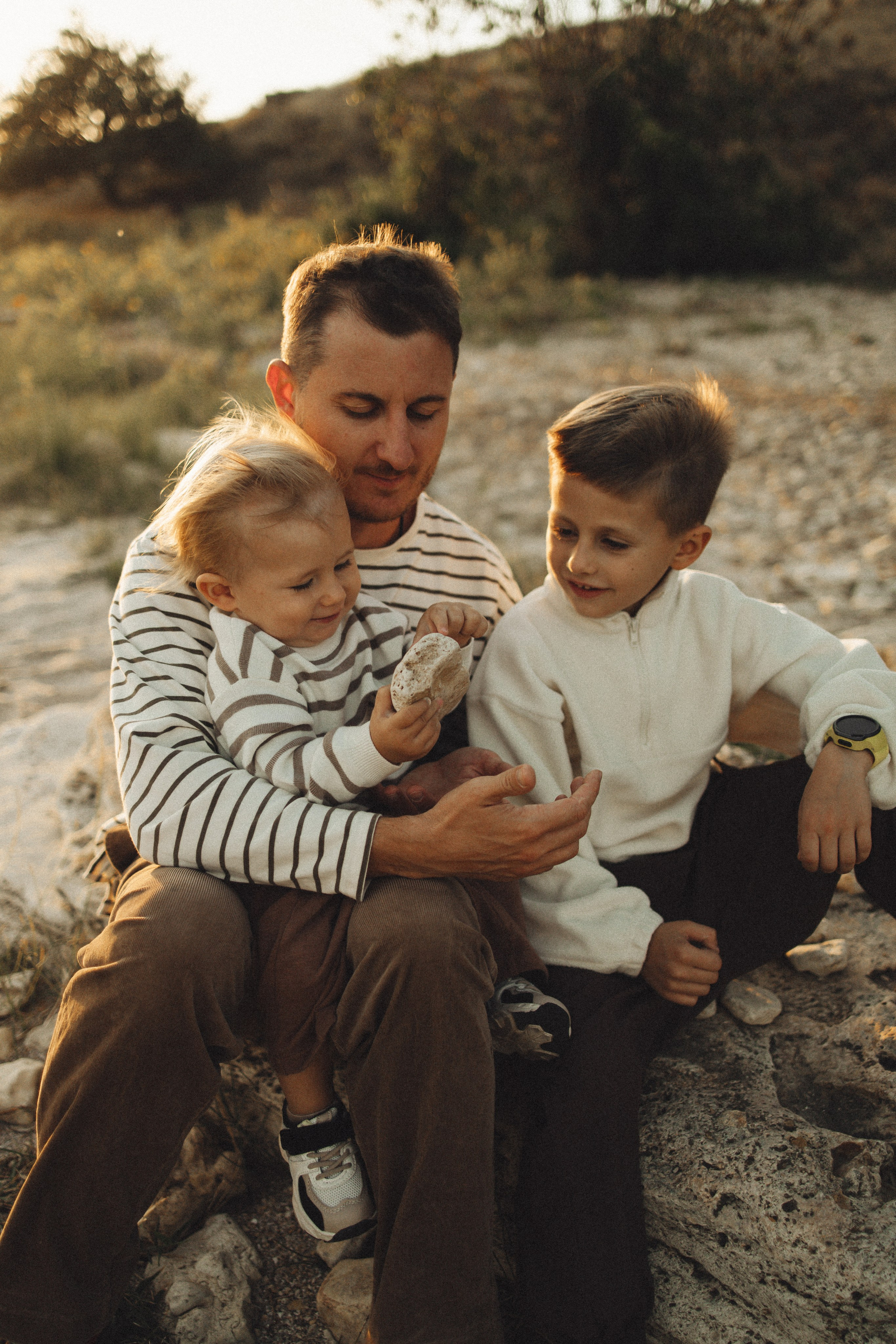 Семейная история, закат в Мержаново. Семейный и детский фотограф, таганрог, ростов-на-дону