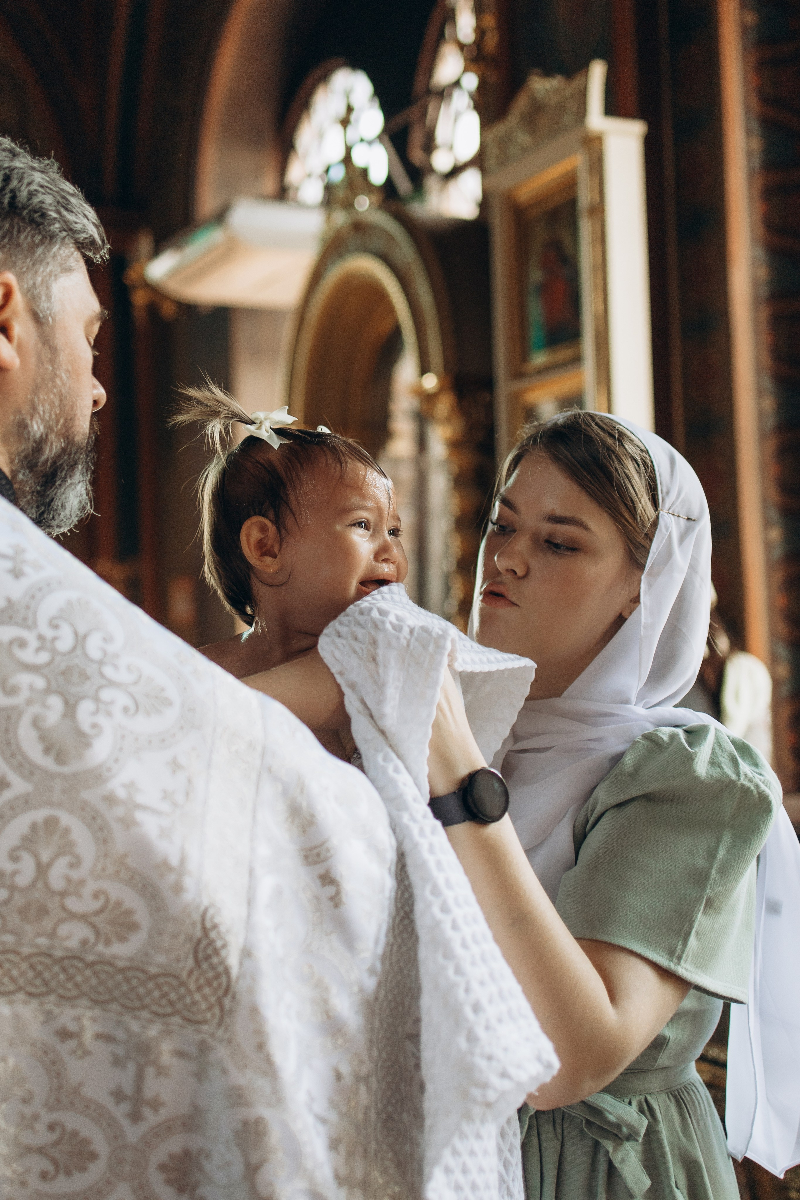 Крещение Стефании. Самый теплый фотограф в Краснодаре Рябоконь Ксения