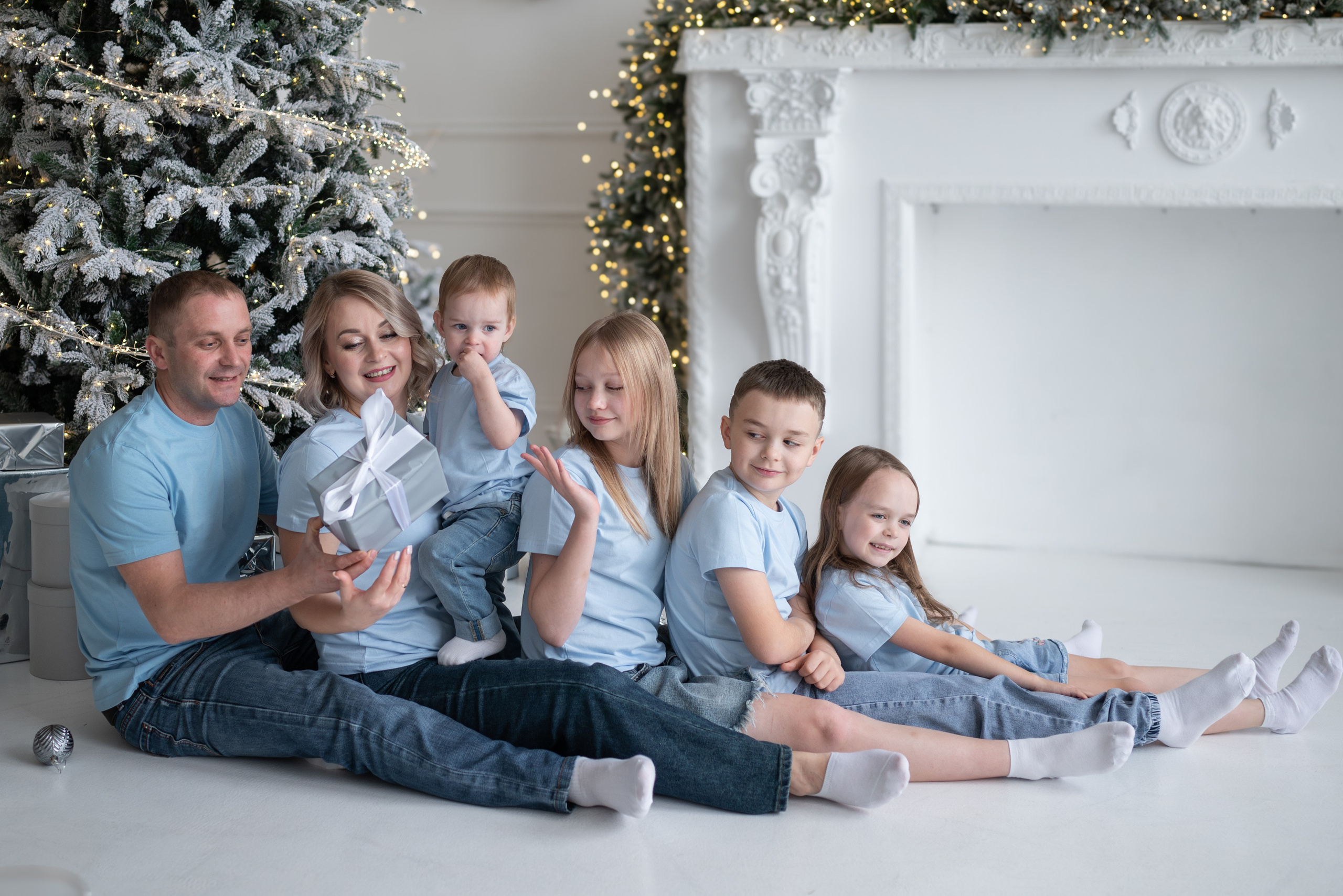 Новый год Большая семья. Светлана Агалакова Фотограф