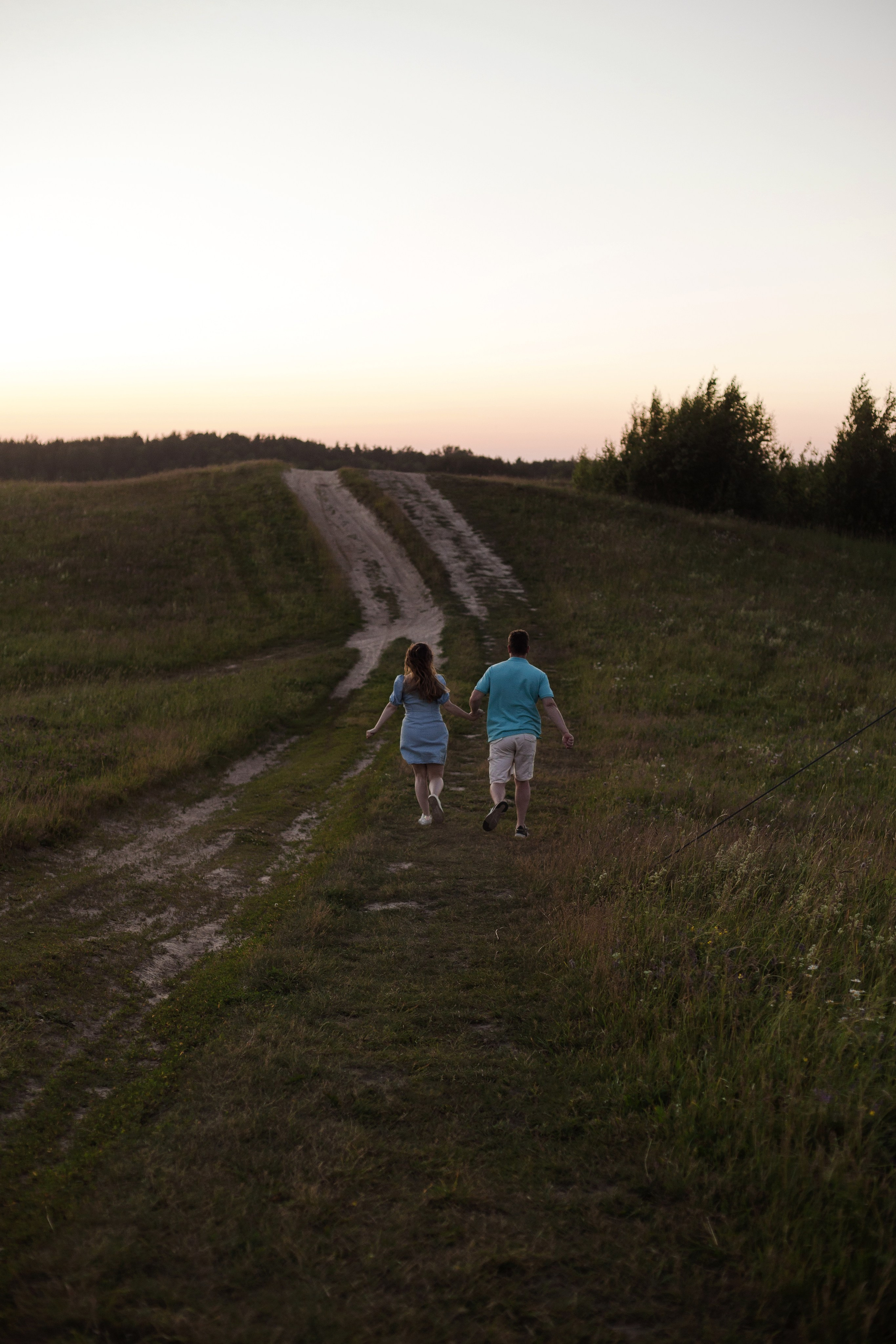 Колтушские высоты — Марина и Сергей. Портретный фотограф в Санкт-Петербурге Элина Ситникова
