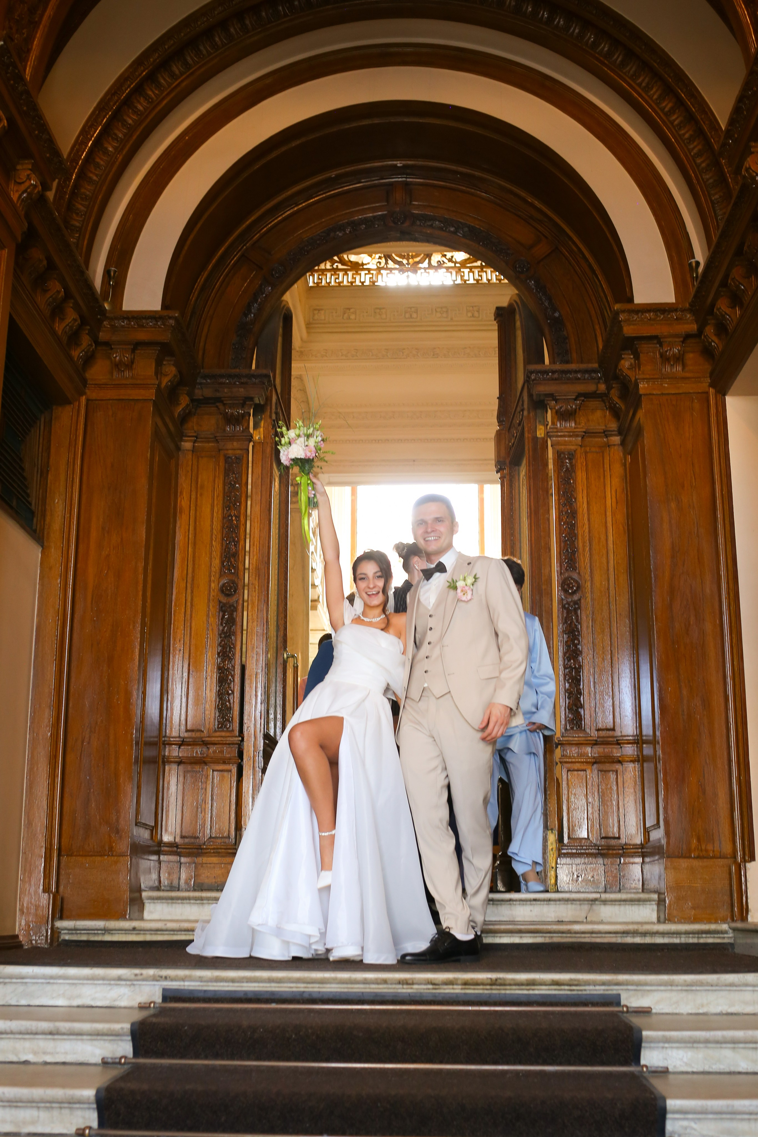 Классические кадры, во Дворце бракосочетания. Свадебный и Репортажный фотограф в Санкт-Петербурге