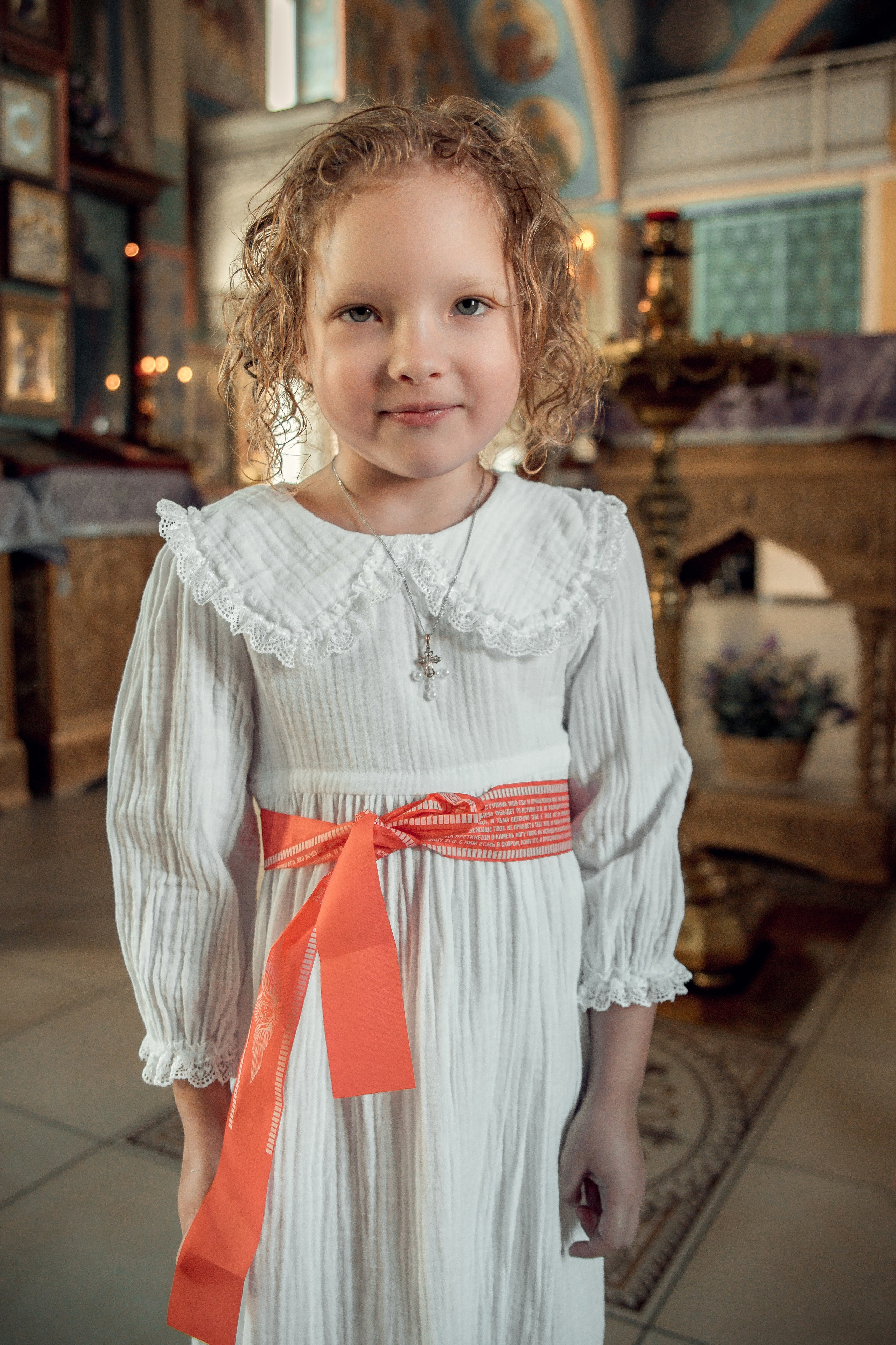 Таинство Крещения Арины, Церковь Всех Святых в Земле Российской г. Волгоград. Церковный, семейный и репортажный фотограф Волгоград, Волжский