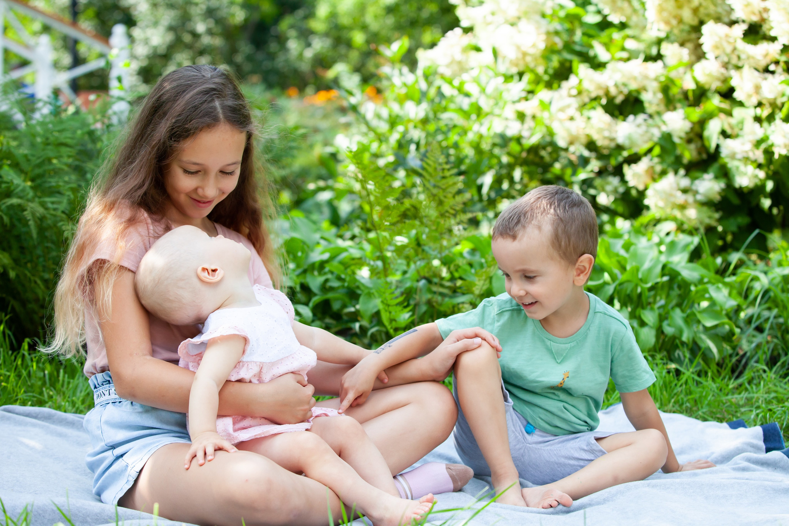 Семейная фотосессия в парке. Фотографы в Москве Светлана Устинова и Сергей Грачев