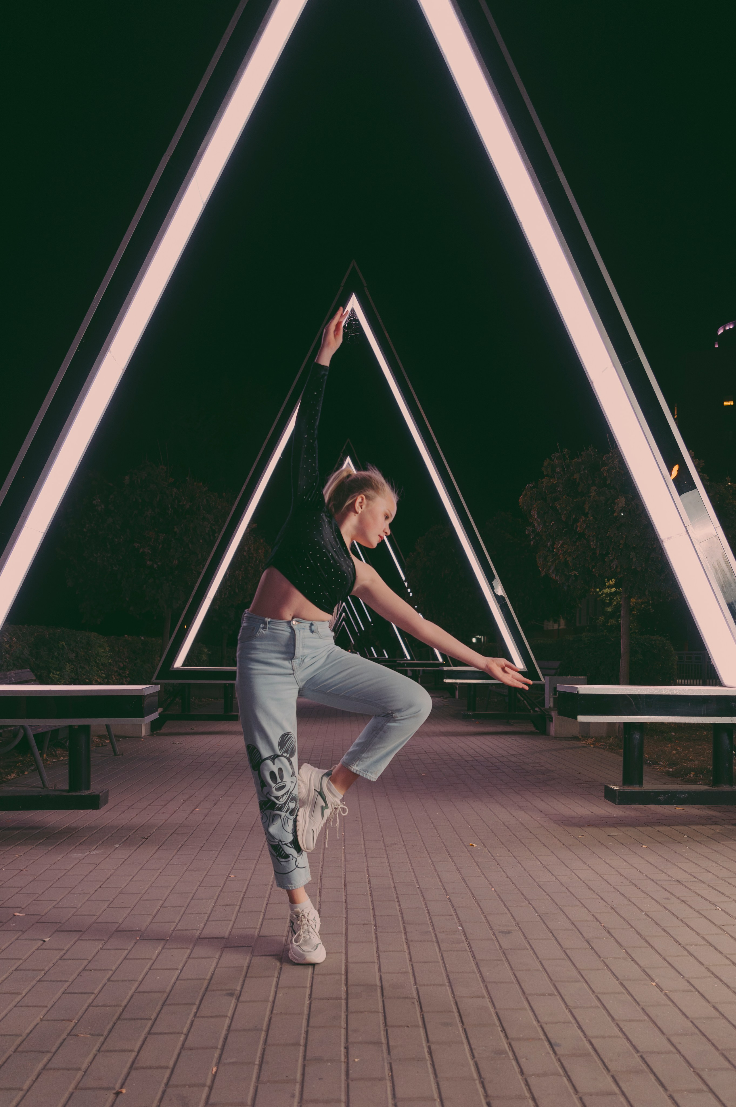 Съёмка EnDehors в вечернем городе. Фотограф Сергей Дружков (Воронеж / Липецк)