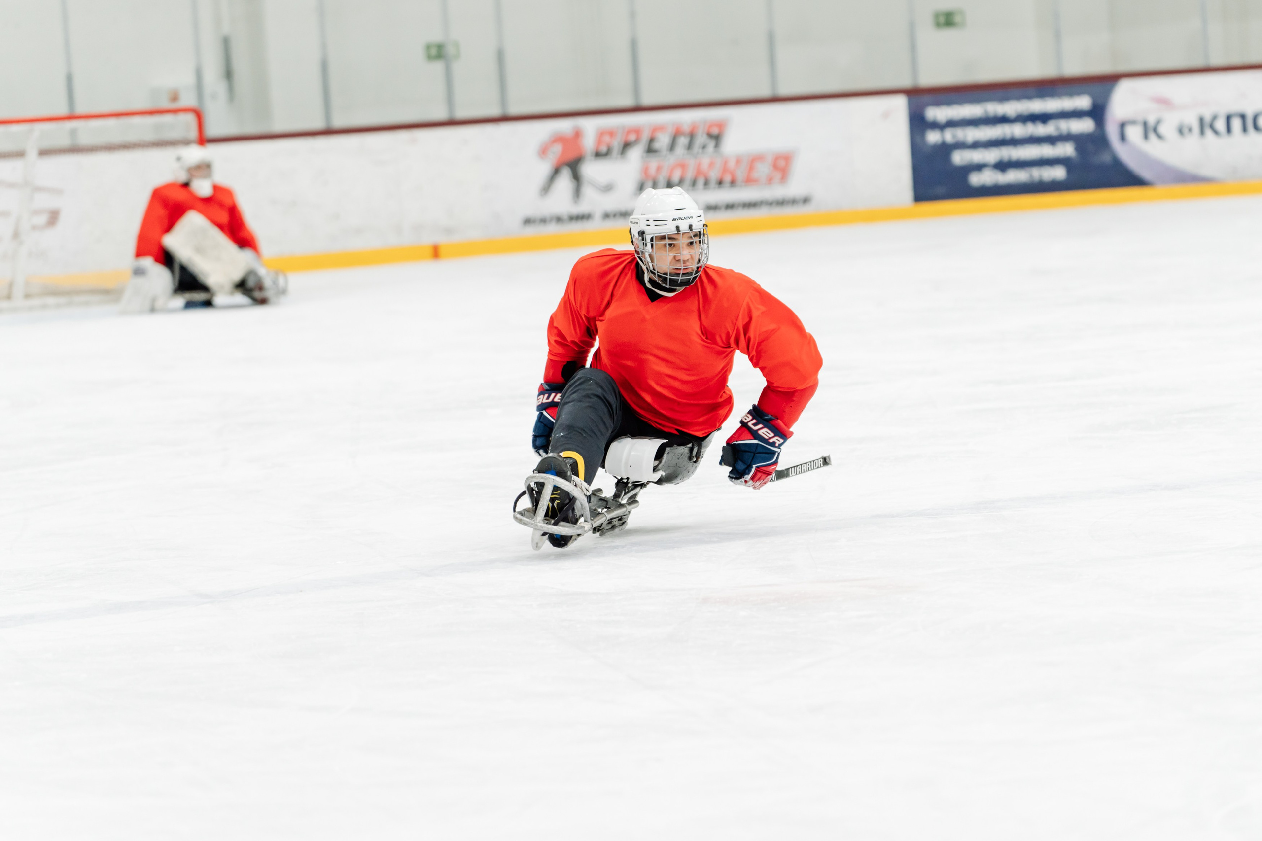 Игра в следж хоккей приуроченная 23.02.26 в арене Сталкер