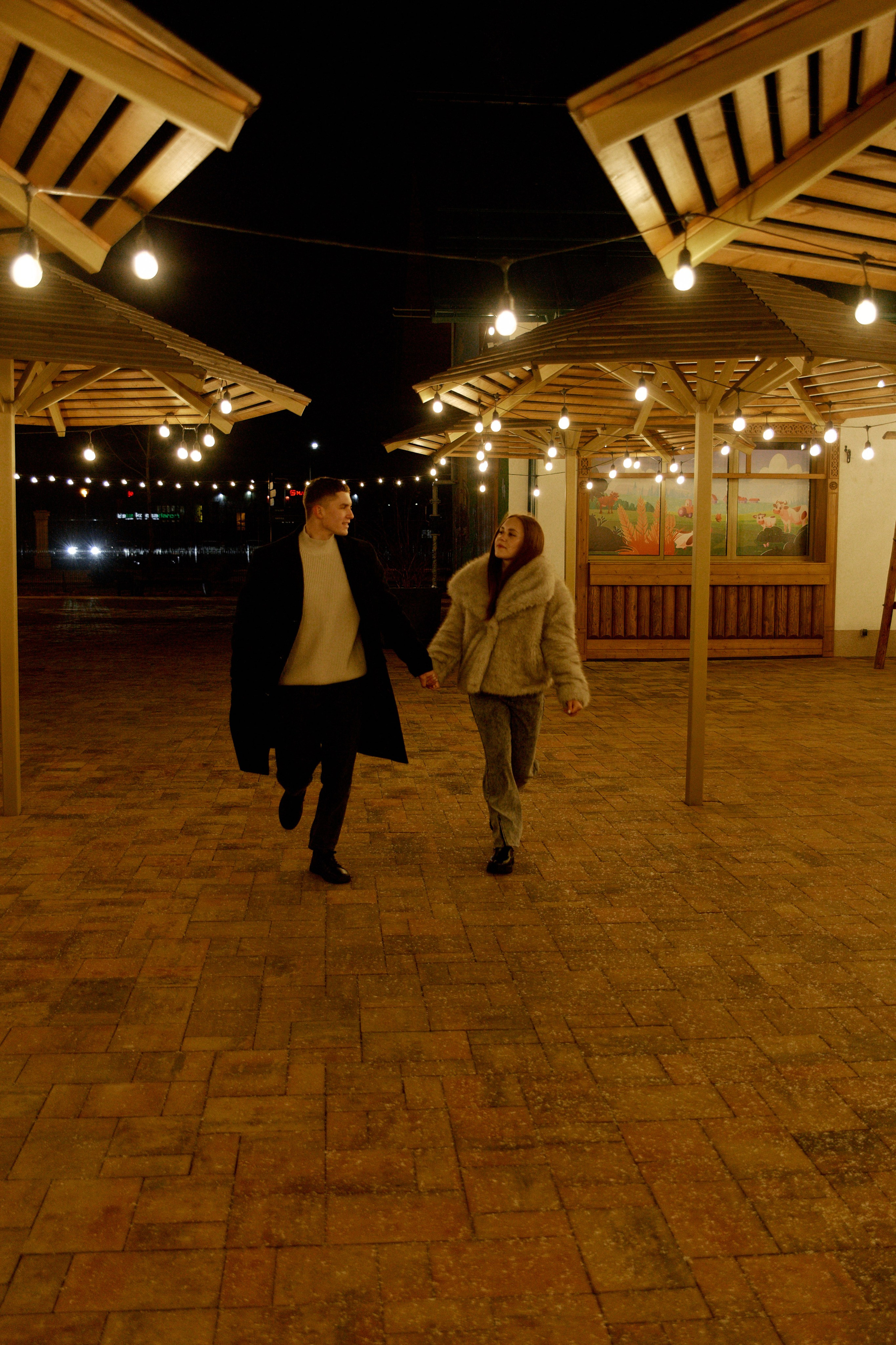 Зимняя фотосессия love story