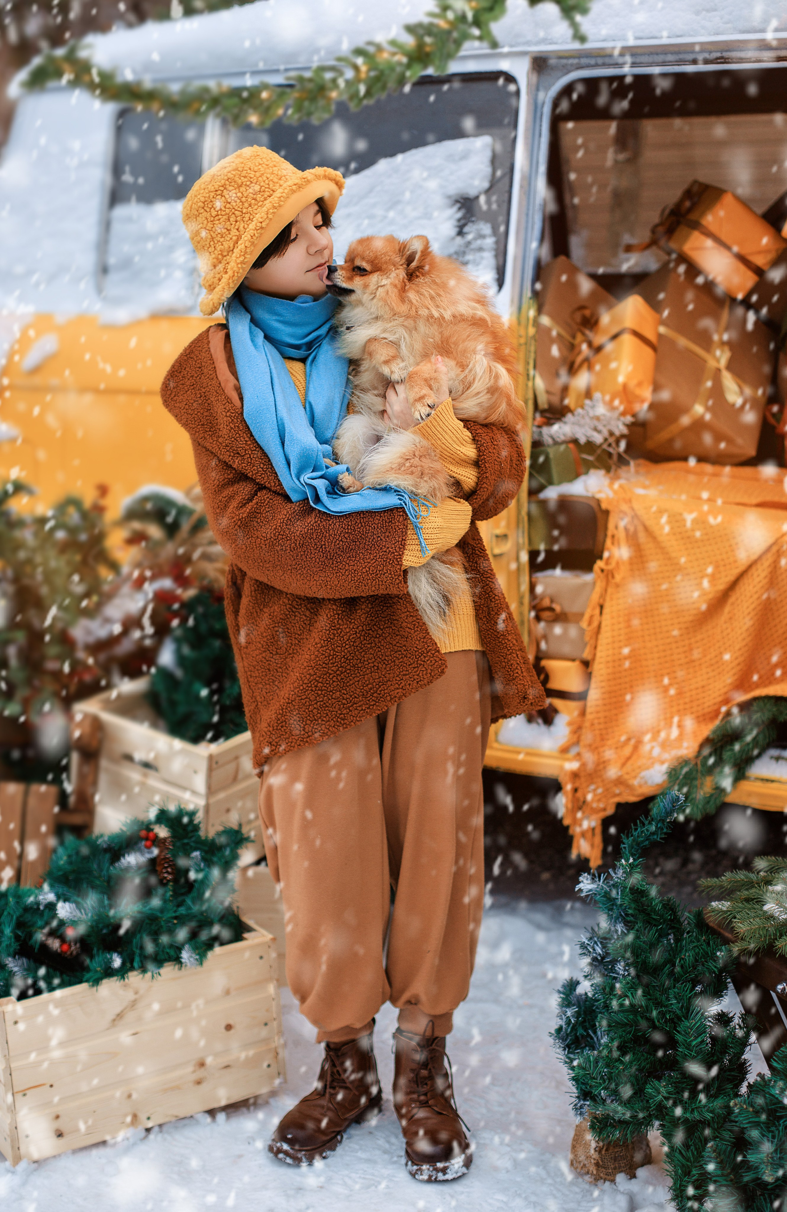 Фотопроект " Зимний фургон» 2023. Фотограф Елена Аленская